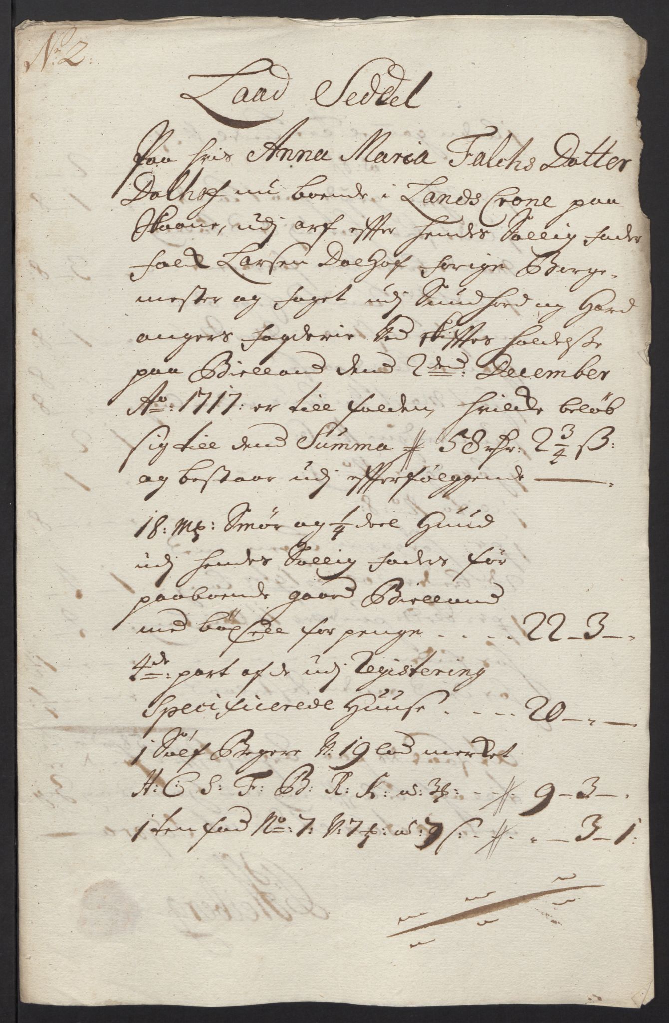 Rentekammeret inntil 1814, Reviderte regnskaper, Fogderegnskap, RA/EA-4092/R48/L2994: Fogderegnskap Sunnhordland og Hardanger, 1717, s. 156