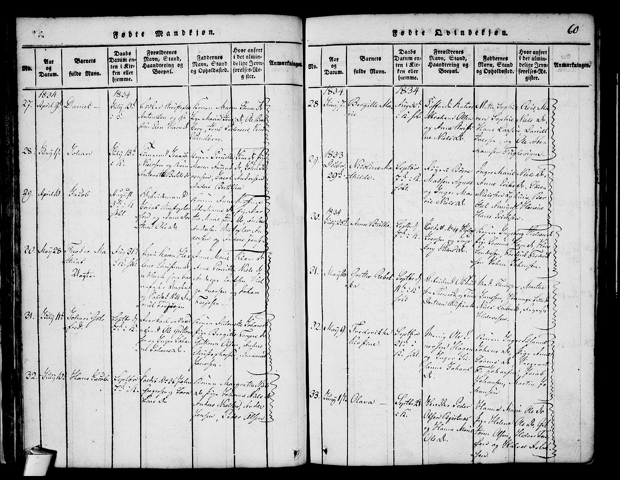 Stavern kirkebøker, AV/SAKO-A-318/F/Fa/L0006: Ministerialbok nr. 6, 1816-1839, s. 60