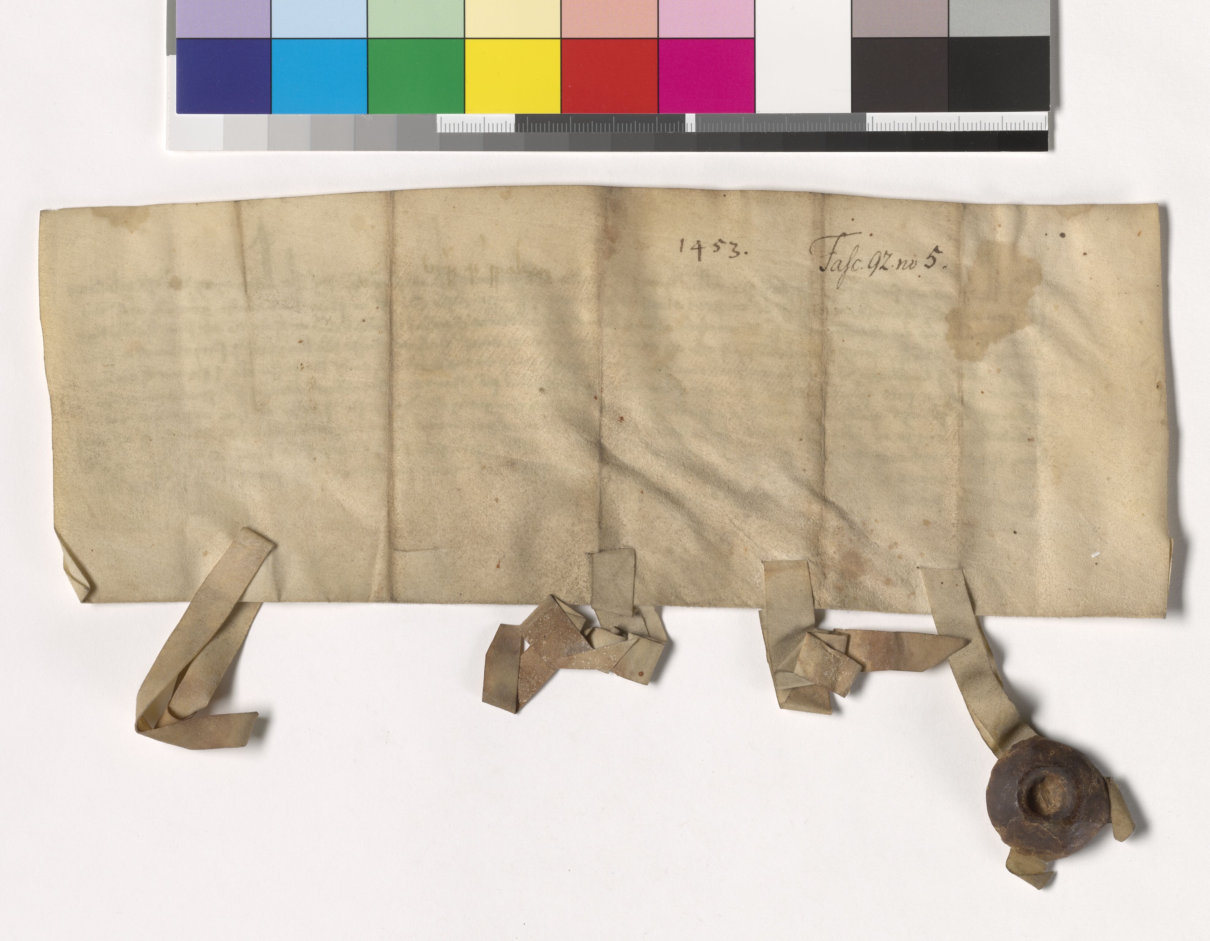 Riksarkivets diplomsamling, AV/RA-EA-5965/F05/L0222: NRA AM fasc. 92 nr. 5-9, 1453-1456, s. 3