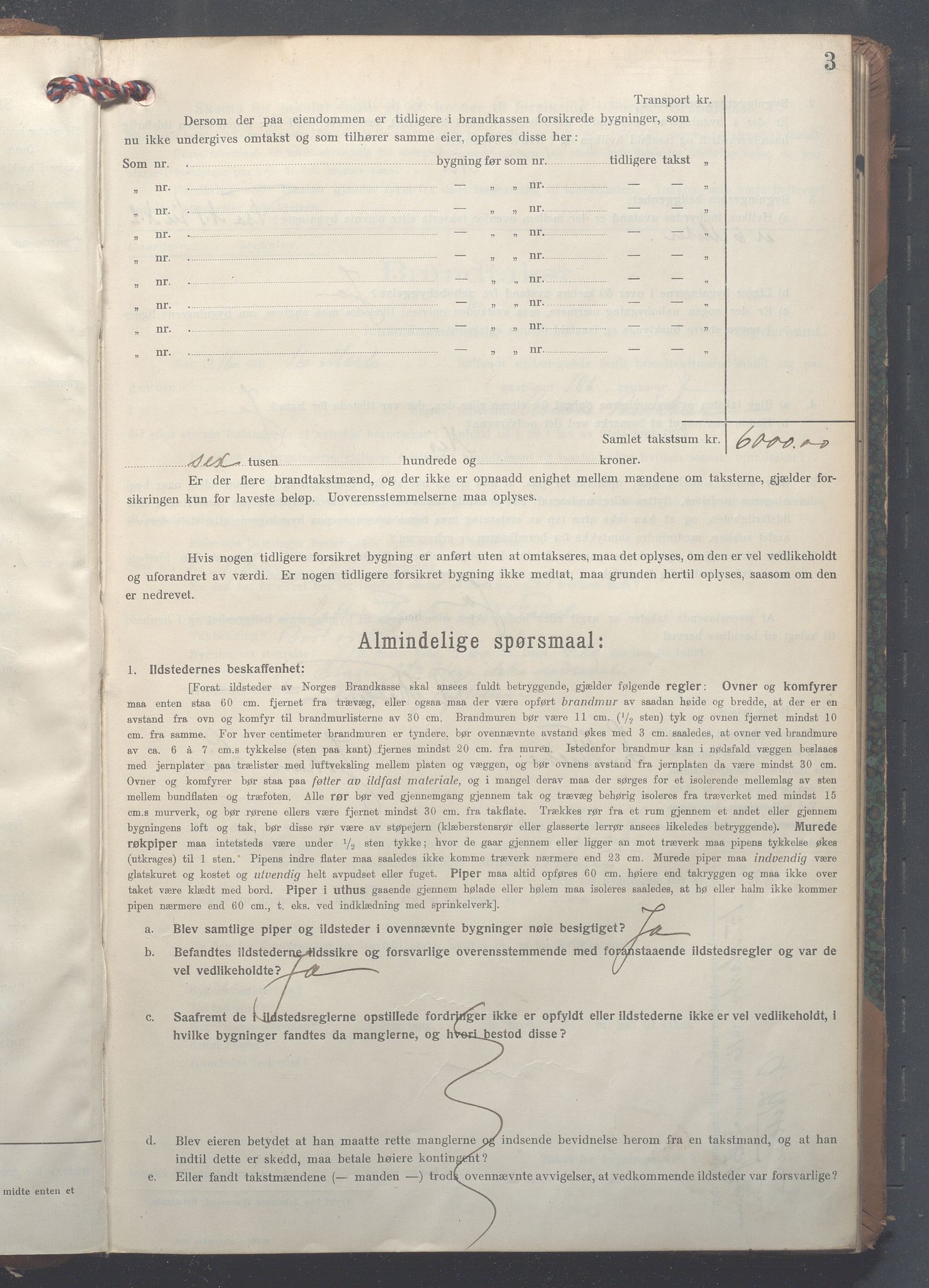 Lensmennene i Aker, OBA/A-10133/F/Fc/L0017: Branntakstprotokoll, 1916-1921, s. 3