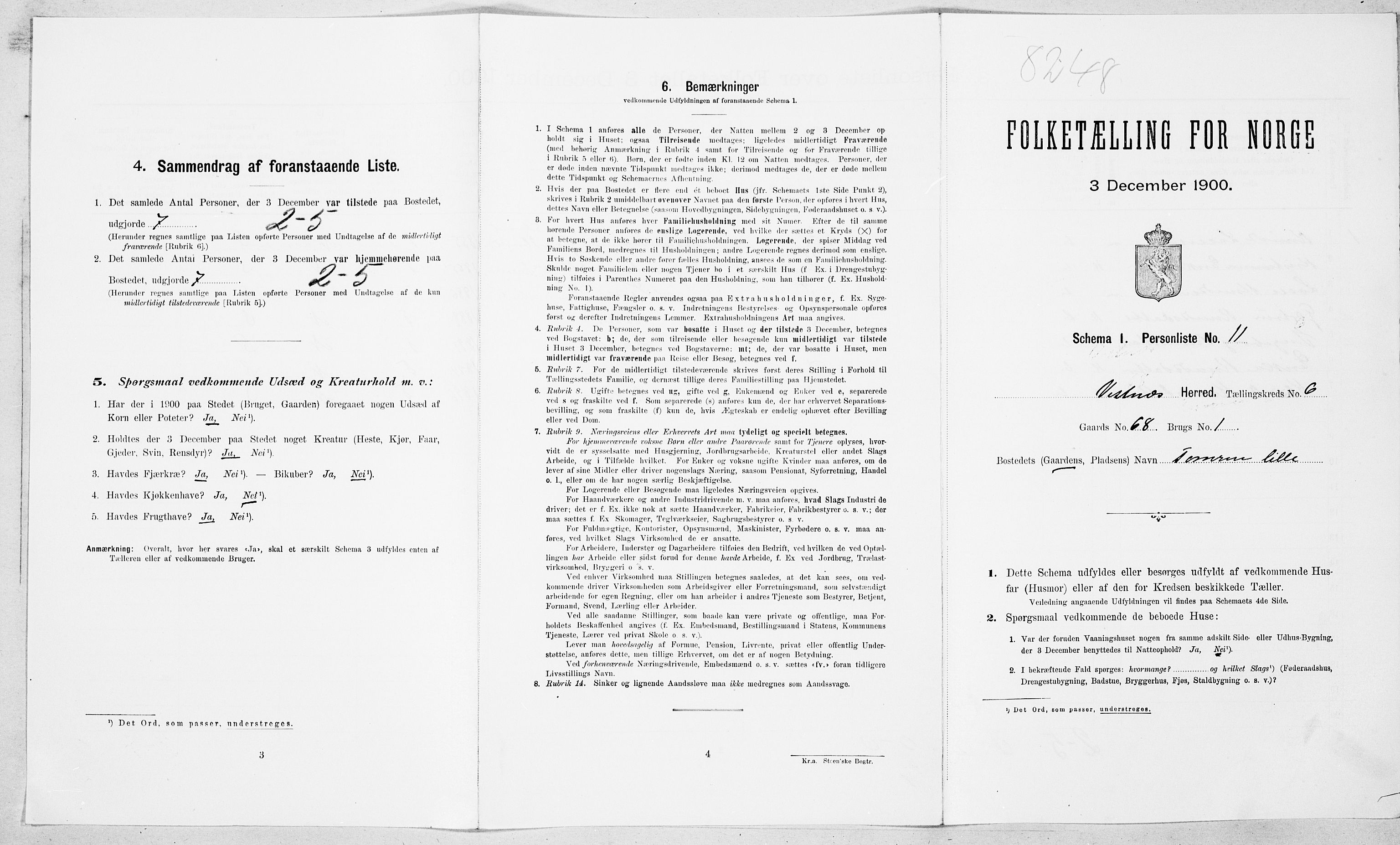 SAT, Folketelling 1900 for 1535 Vestnes herred, 1900, s. 633