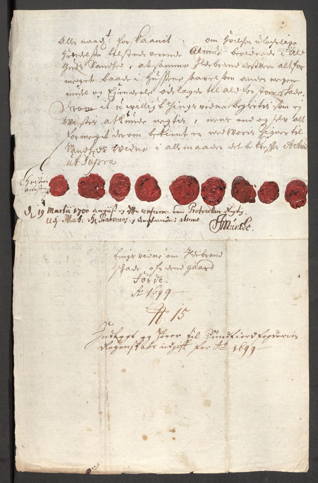 Rentekammeret inntil 1814, Reviderte regnskaper, Fogderegnskap, AV/RA-EA-4092/R53/L3424: Fogderegnskap Sunn- og Nordfjord, 1699, s. 360