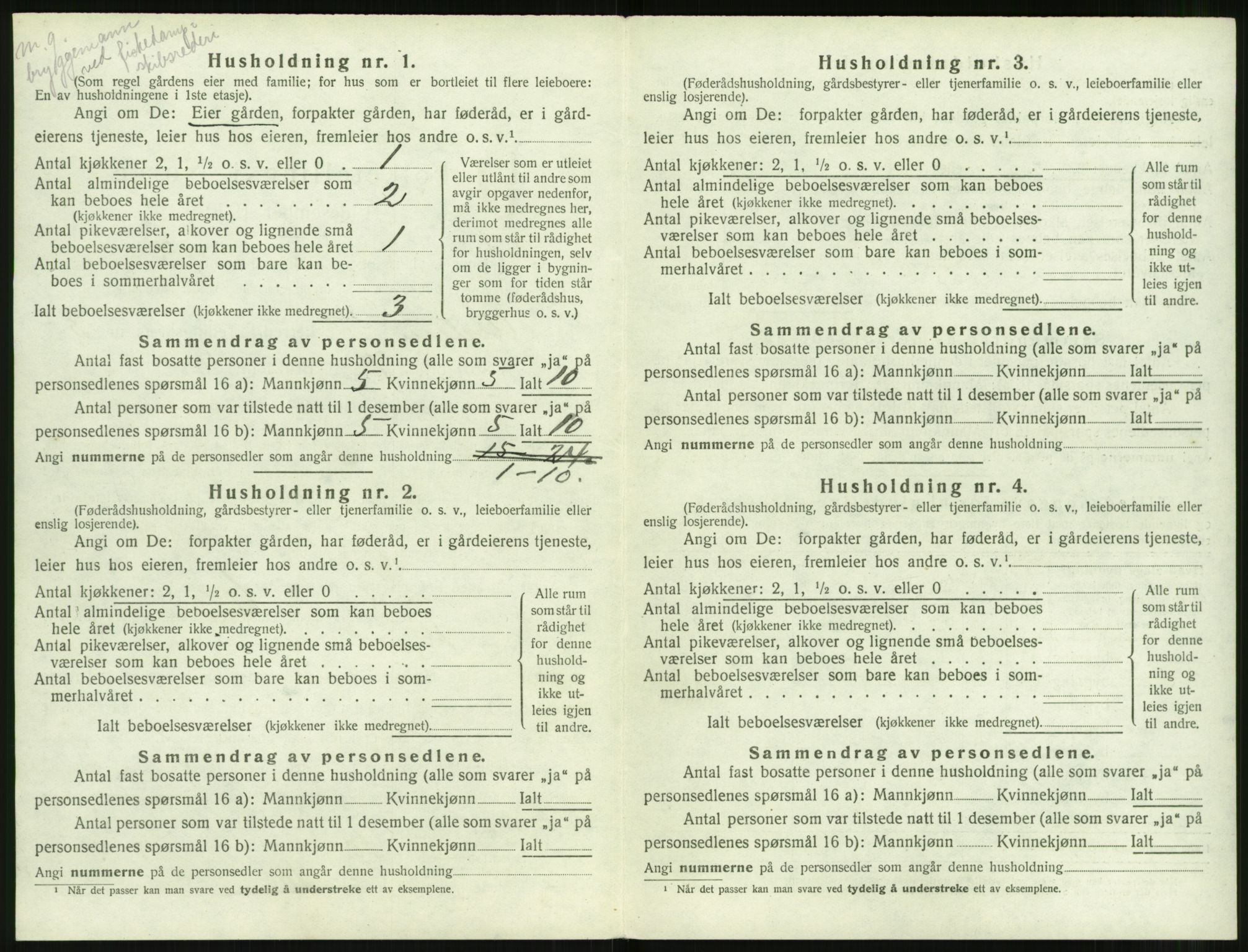 SAT, Folketelling 1920 for 1516 Ulstein herred, 1920, s. 177