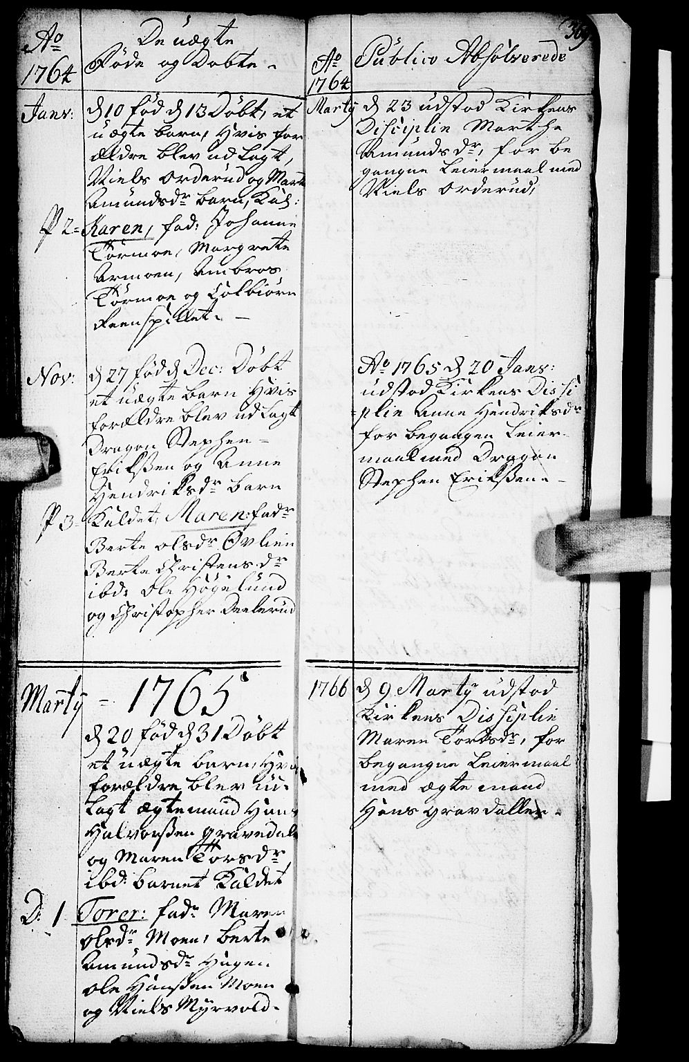 Aurskog prestekontor Kirkebøker, SAO/A-10304a/F/Fa/L0002: Ministerialbok nr. I 2, 1735-1766, s. 369