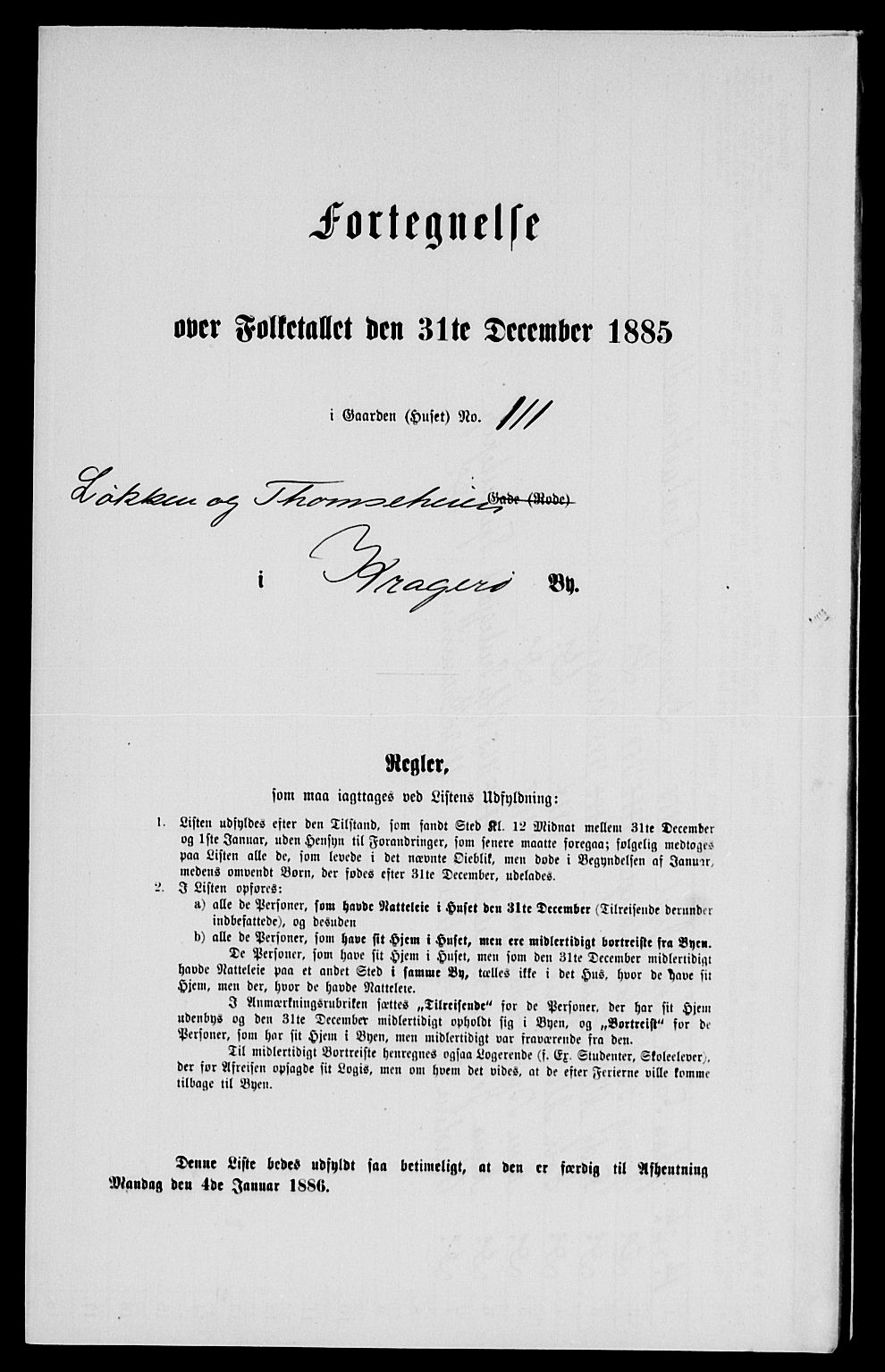 SAKO, Folketelling 1885 for 0801 Kragerø kjøpstad, 1885, s. 872