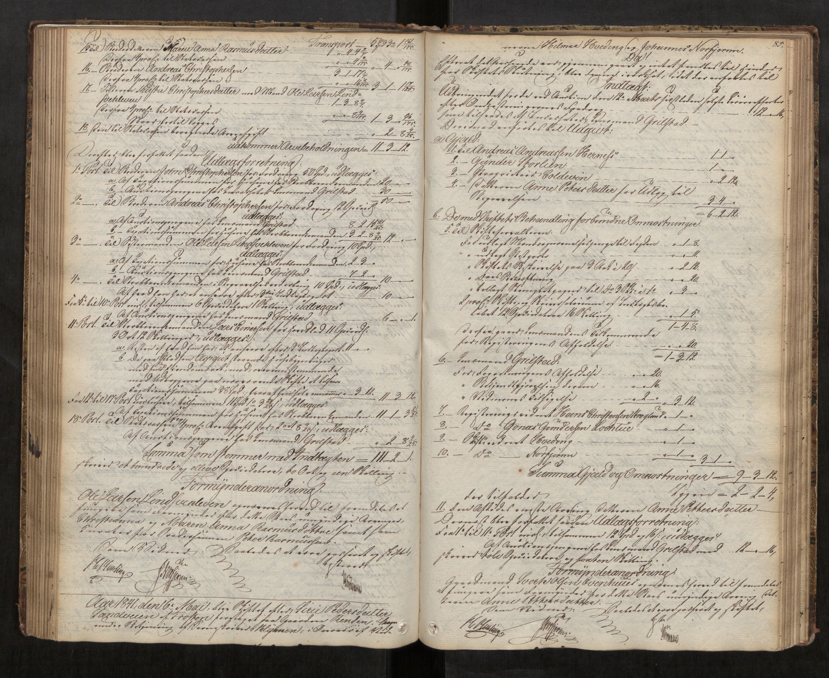 Stjør- og Verdal sorenskriveri, AV/SAT-A-4167/1/3/3A/L0031: Skifteprotokoll 26, 1833-1845, s. 85