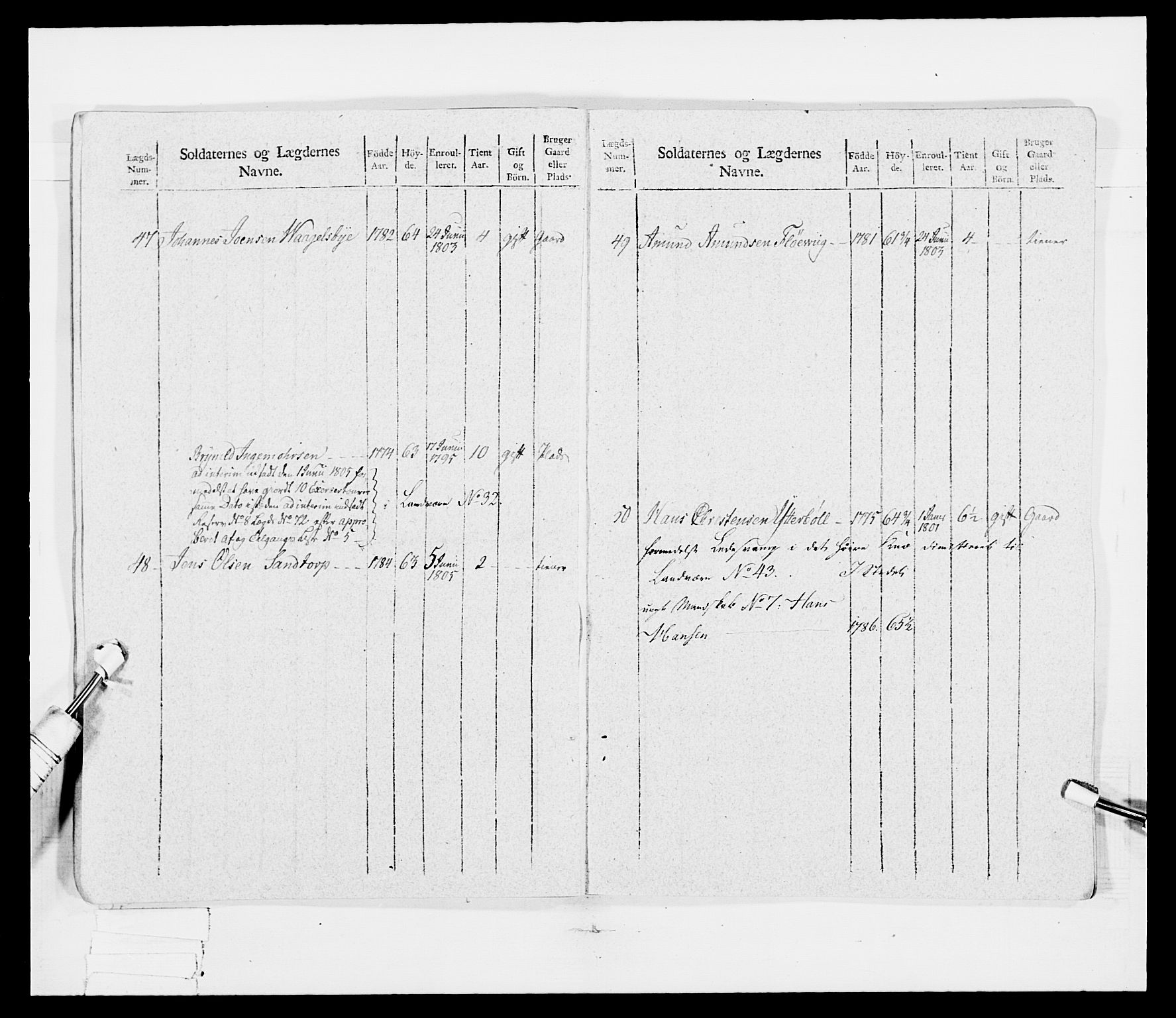 Generalitets- og kommissariatskollegiet, Det kongelige norske kommissariatskollegium, AV/RA-EA-5420/E/Eh/L0030a: Sønnafjelske gevorbne infanteriregiment, 1807, s. 20