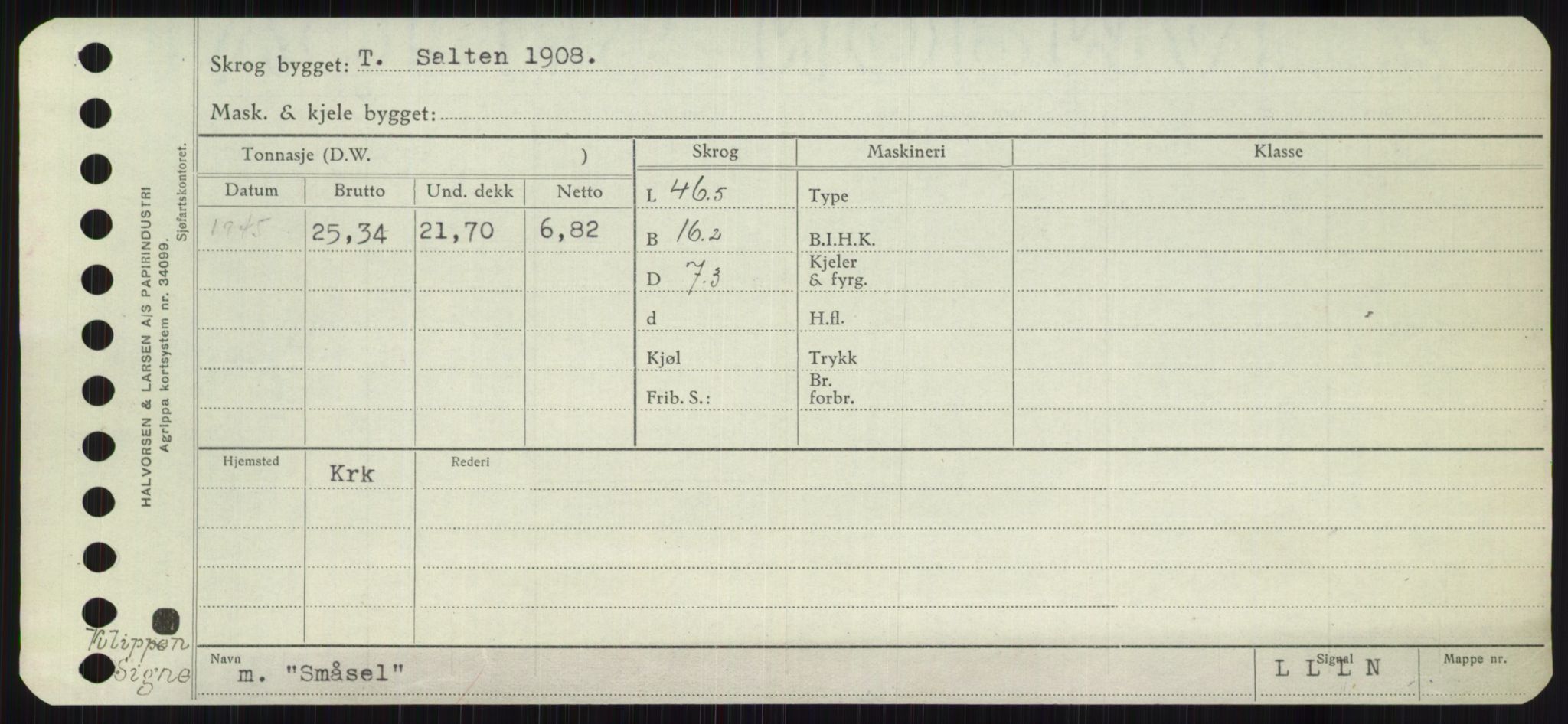 Sjøfartsdirektoratet med forløpere, Skipsmålingen, RA/S-1627/H/Ha/L0005/0002: Fartøy, S-Sven / Fartøy, Skjo-Sven, s. 119