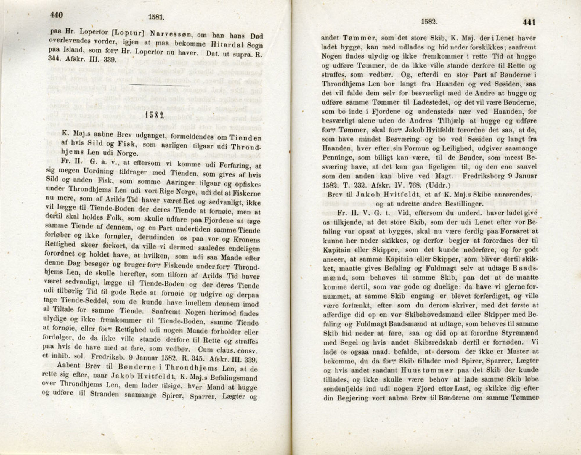 Publikasjoner utgitt av Det Norske Historiske Kildeskriftfond, PUBL/-/-/-: Norske Rigs-Registranter, bind 2, 1572-1588, s. 440-441