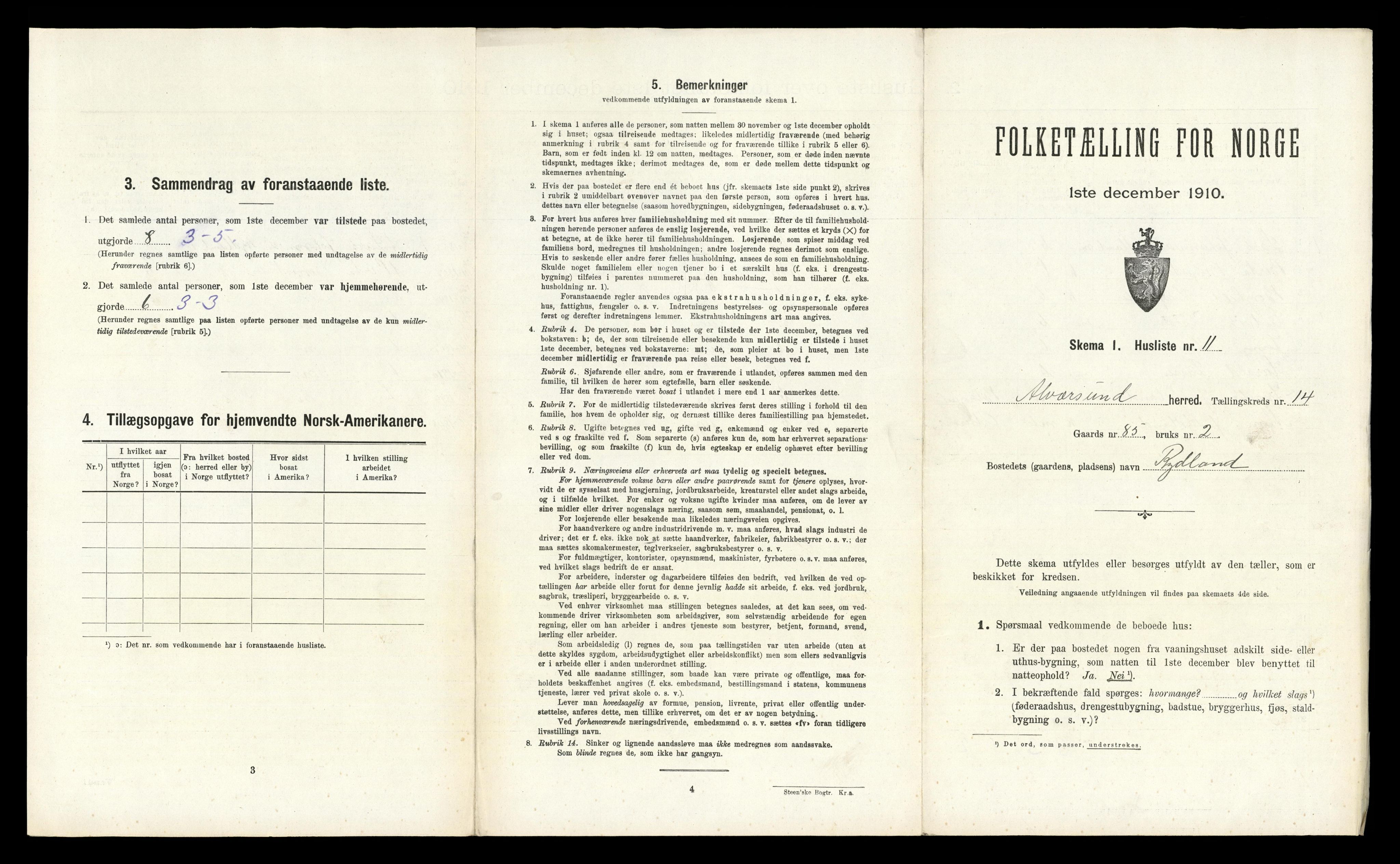 RA, Folketelling 1910 for 1257 Alversund herred, 1910, s. 1008