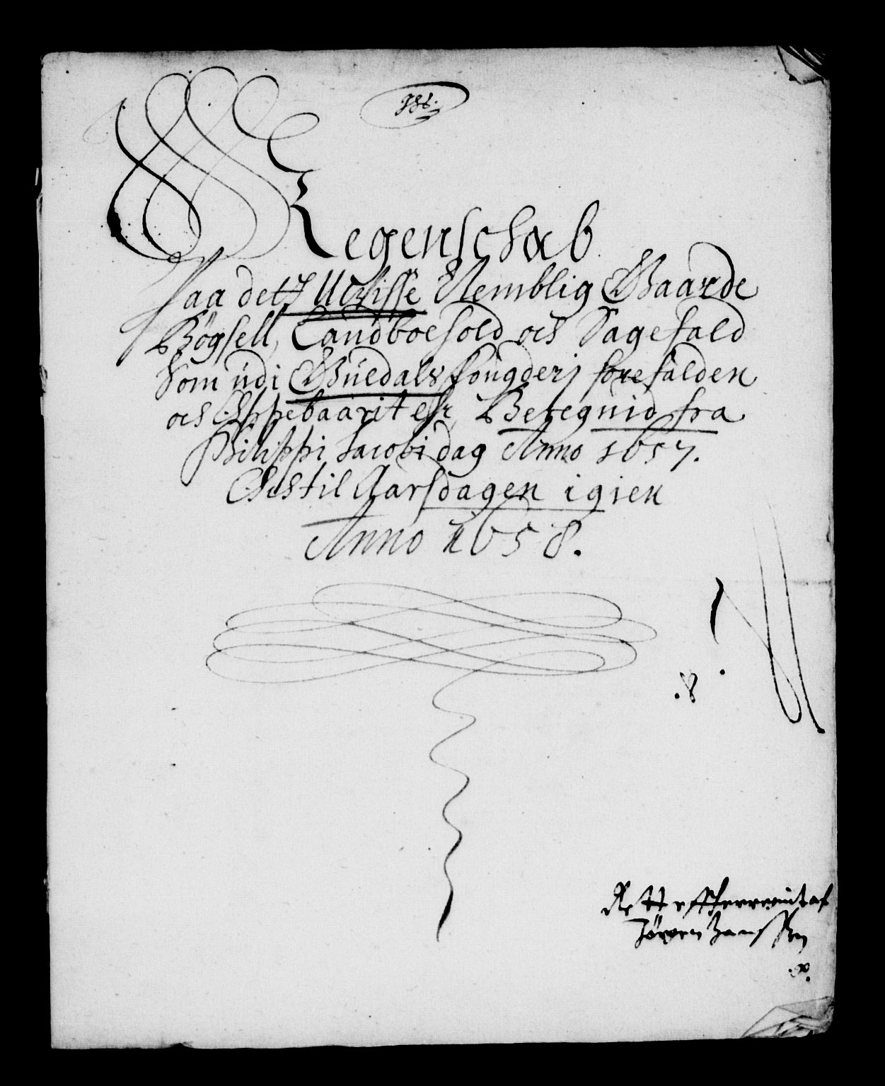 Rentekammeret inntil 1814, Reviderte regnskaper, Lensregnskaper, RA/EA-5023/R/Rb/Rbw/L0128: Trondheim len, 1656-1658
