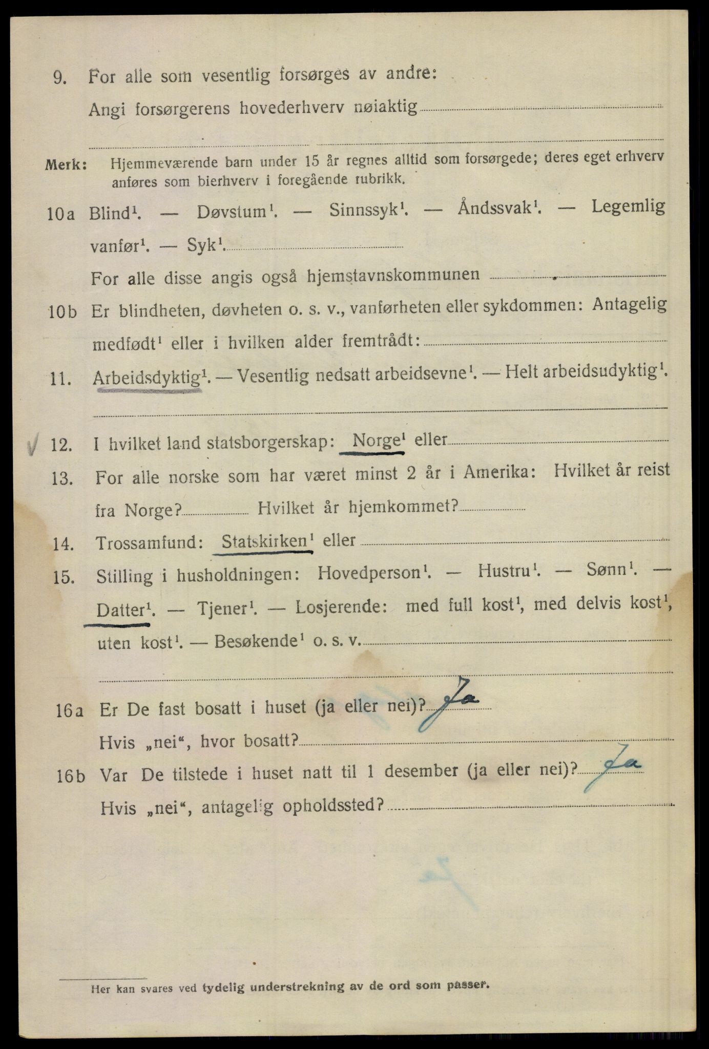 SAO, Folketelling 1920 for 0301 Kristiania kjøpstad, 1920, s. 432818