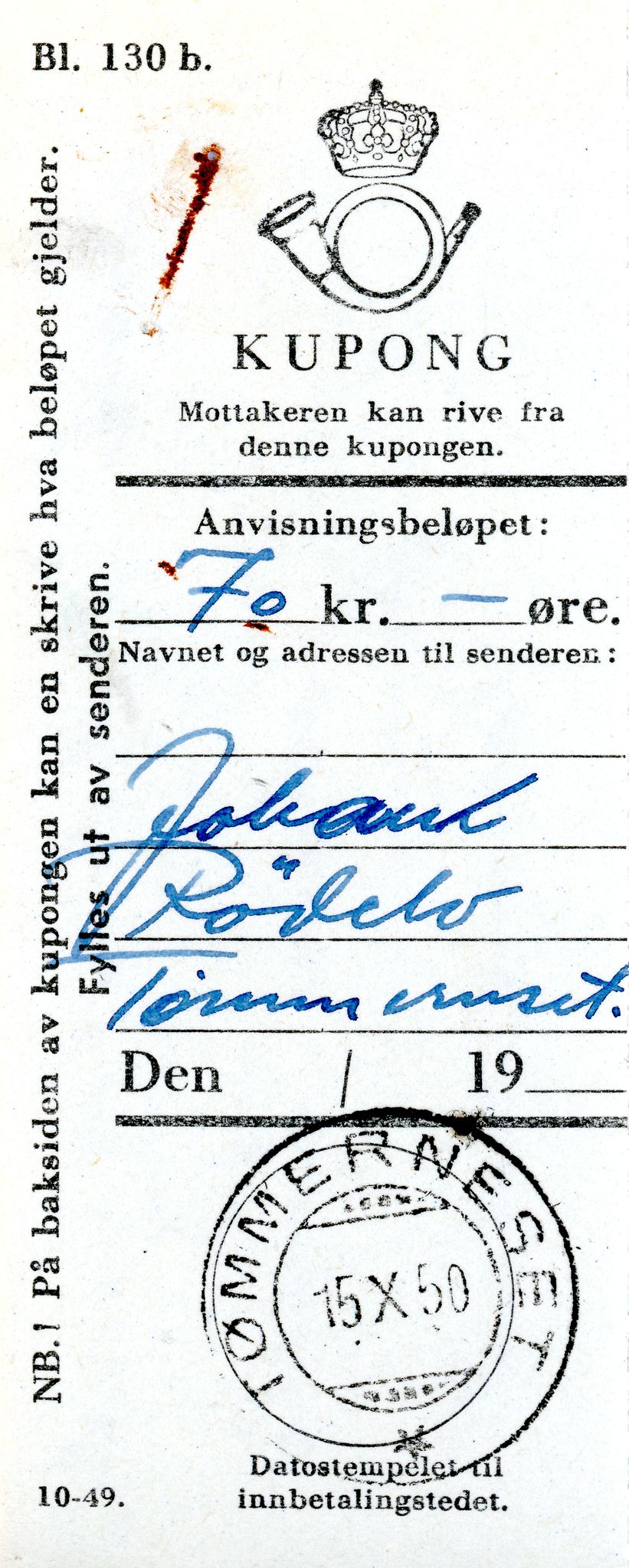 Vardø Fiskersamvirkelag, VAMU/A-0037/D/Da/L0004: Korrespondanse Ko-Ma, 1945-1950