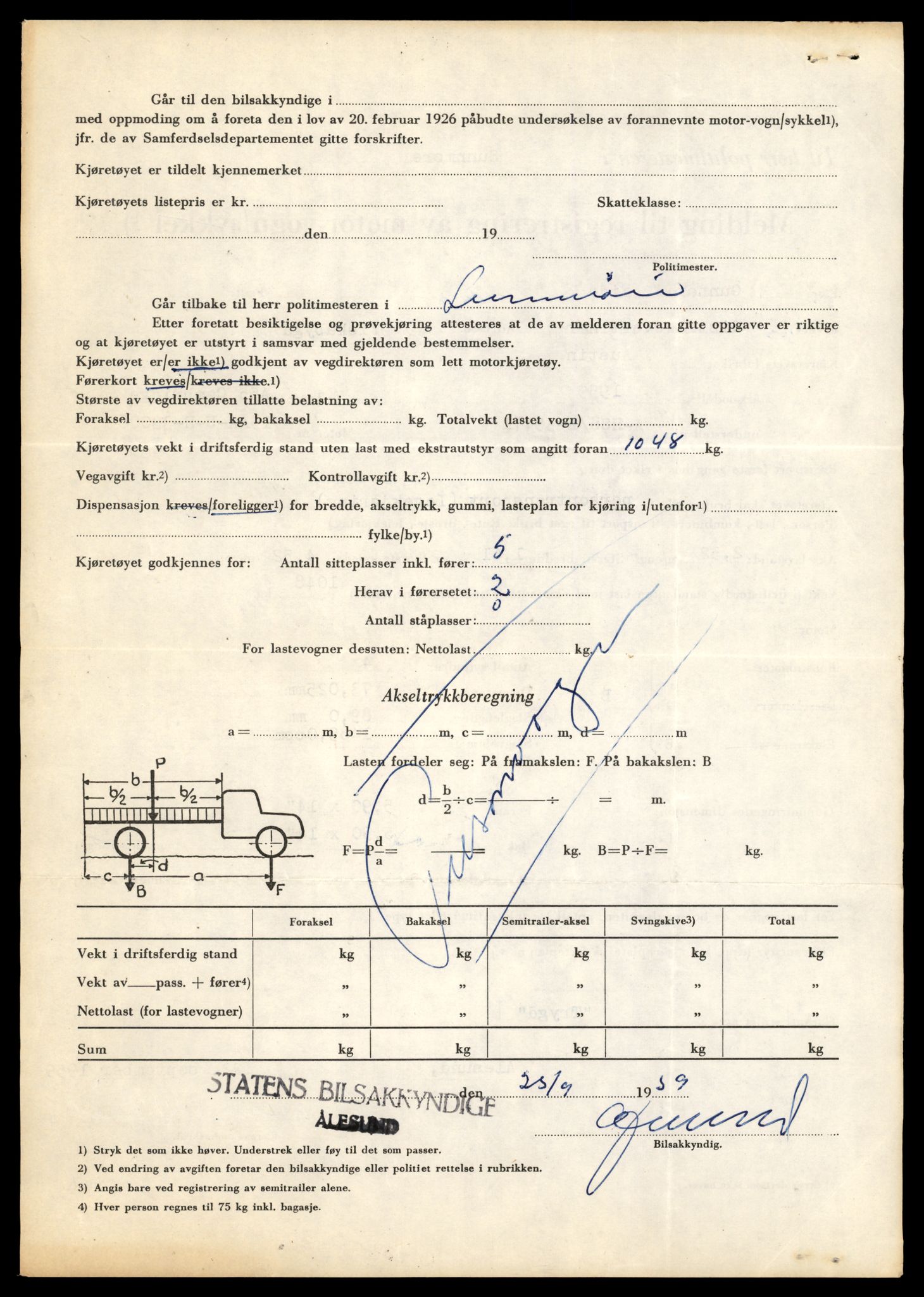 Møre og Romsdal vegkontor - Ålesund trafikkstasjon, AV/SAT-A-4099/F/Fe/L0001: Registreringskort for kjøretøy T 3 - T 127, 1927-1998, s. 1004