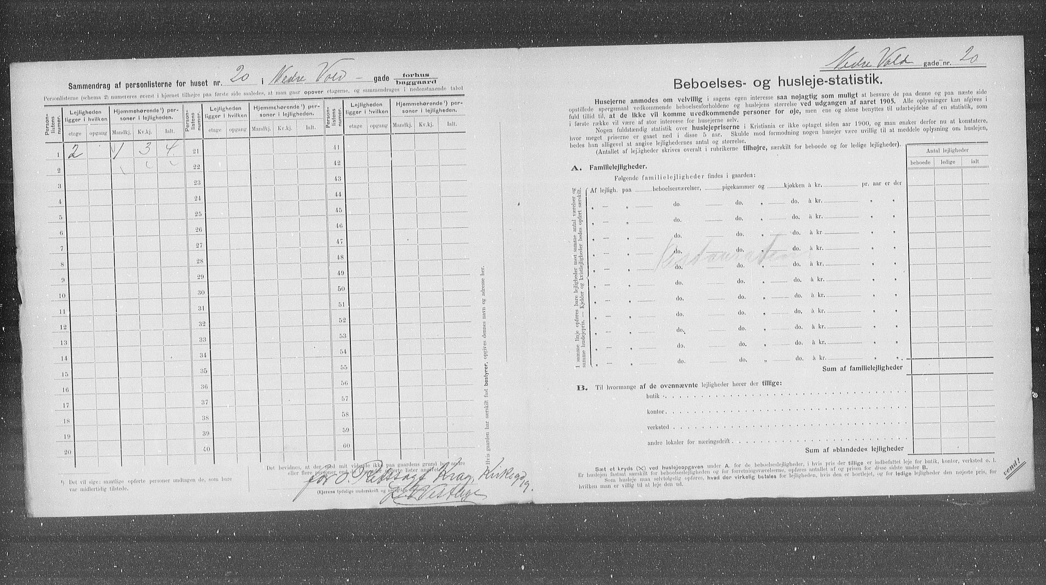 OBA, Kommunal folketelling 31.12.1905 for Kristiania kjøpstad, 1905, s. 36616