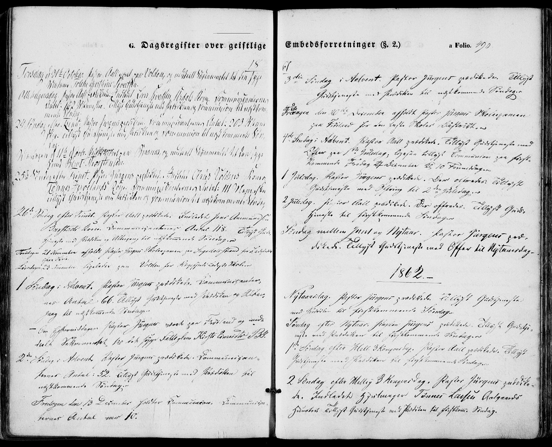 Sokndal sokneprestkontor, SAST/A-101808: Ministerialbok nr. A 9, 1857-1874, s. 490