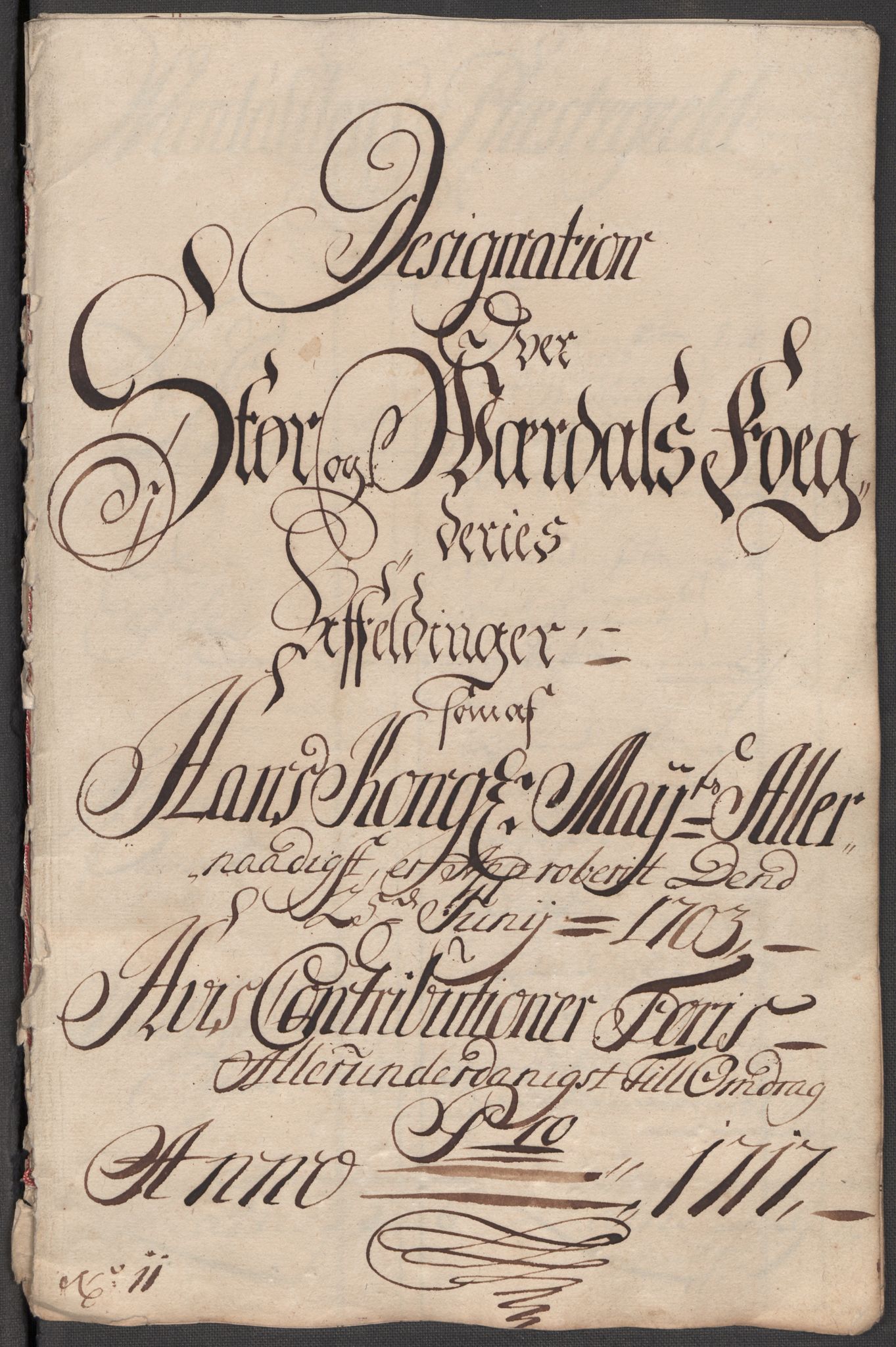 Rentekammeret inntil 1814, Reviderte regnskaper, Fogderegnskap, RA/EA-4092/R62/L4207: Fogderegnskap Stjørdal og Verdal, 1717, s. 282