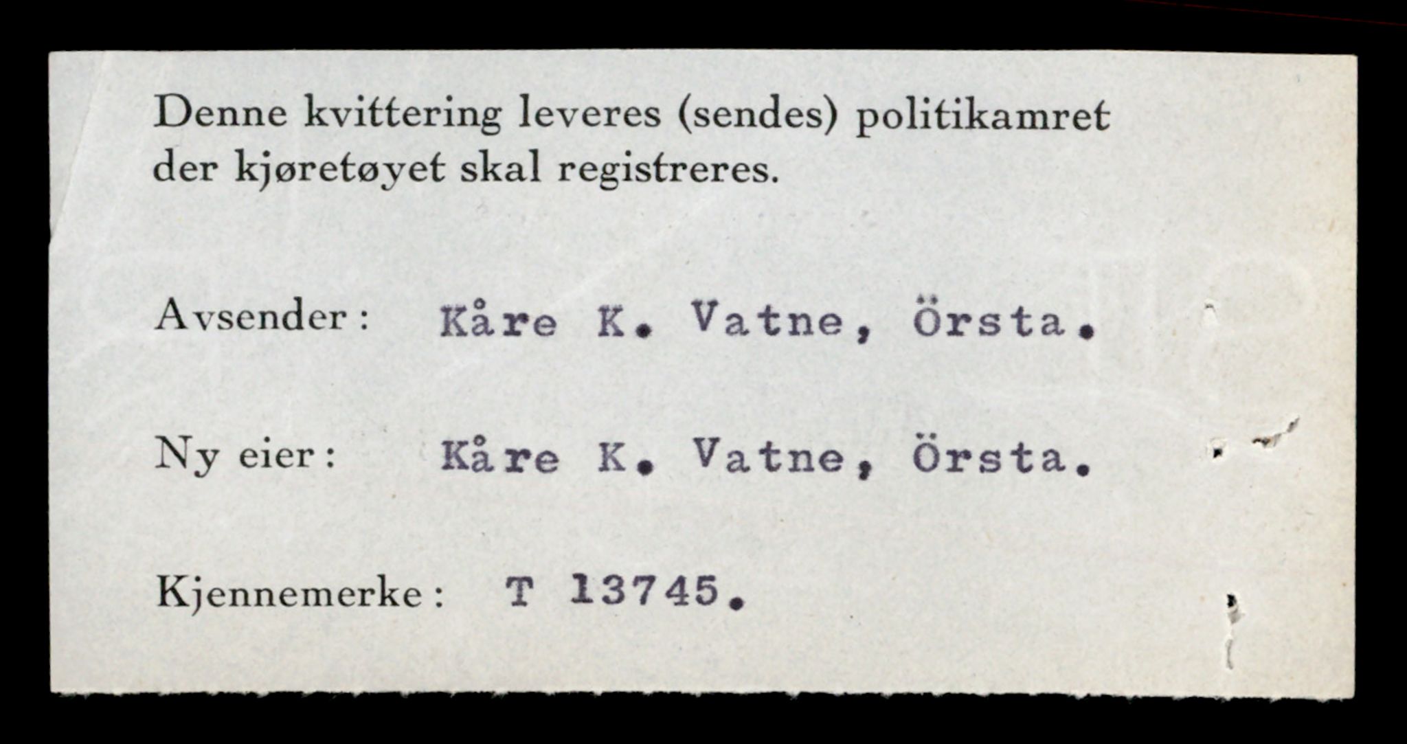Møre og Romsdal vegkontor - Ålesund trafikkstasjon, AV/SAT-A-4099/F/Fe/L0041: Registreringskort for kjøretøy T 13710 - T 13905, 1927-1998, s. 654