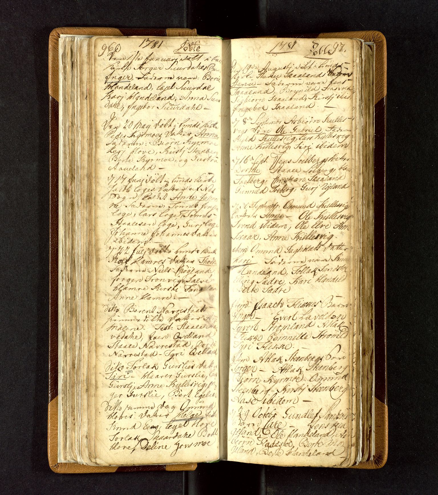 Lund sokneprestkontor, AV/SAST-A-101809/S06/L0003: Ministerialbok nr. A 3, 1761-1801, s. 96-97