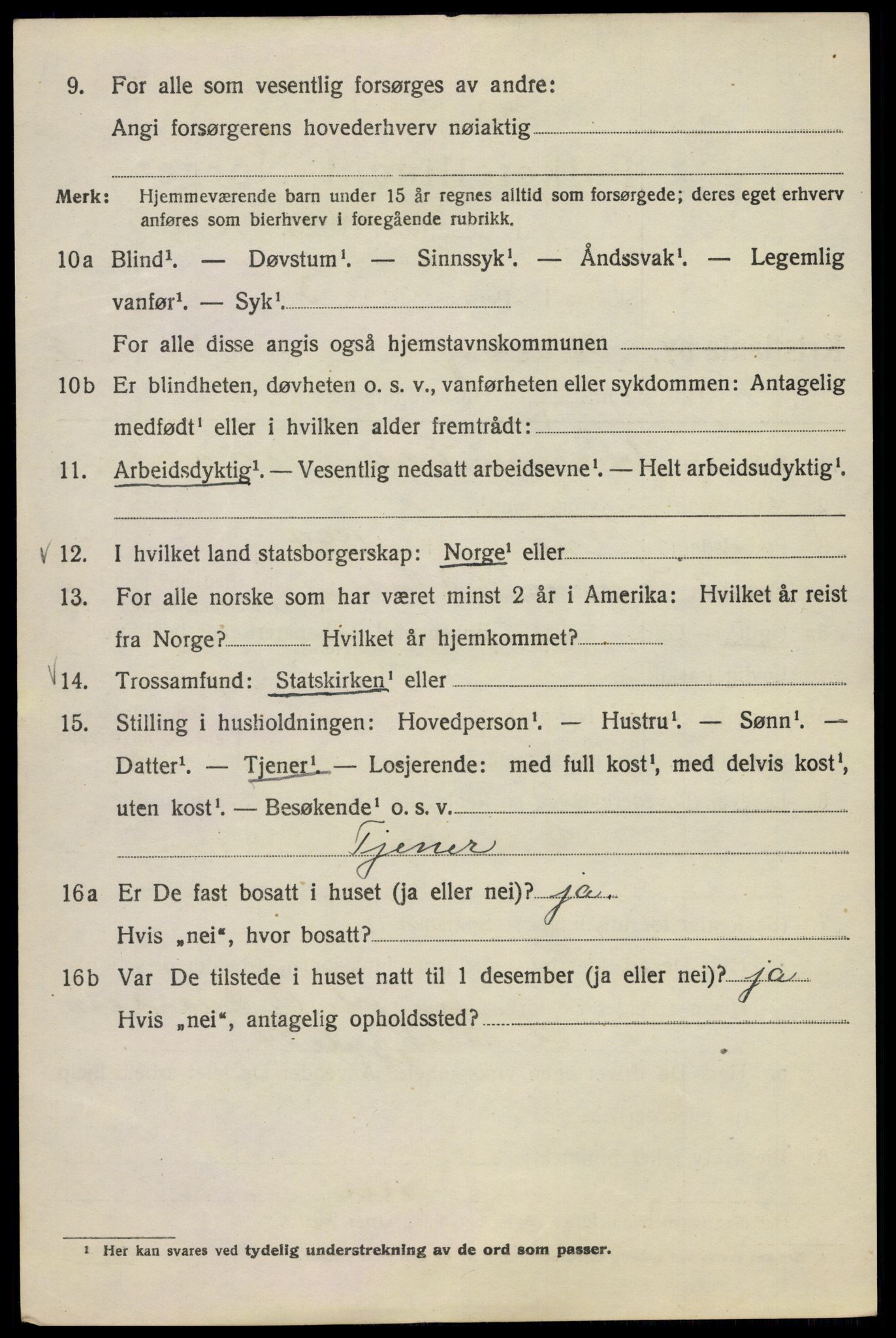 SAO, Folketelling 1920 for 0301 Kristiania kjøpstad, 1920, s. 271894