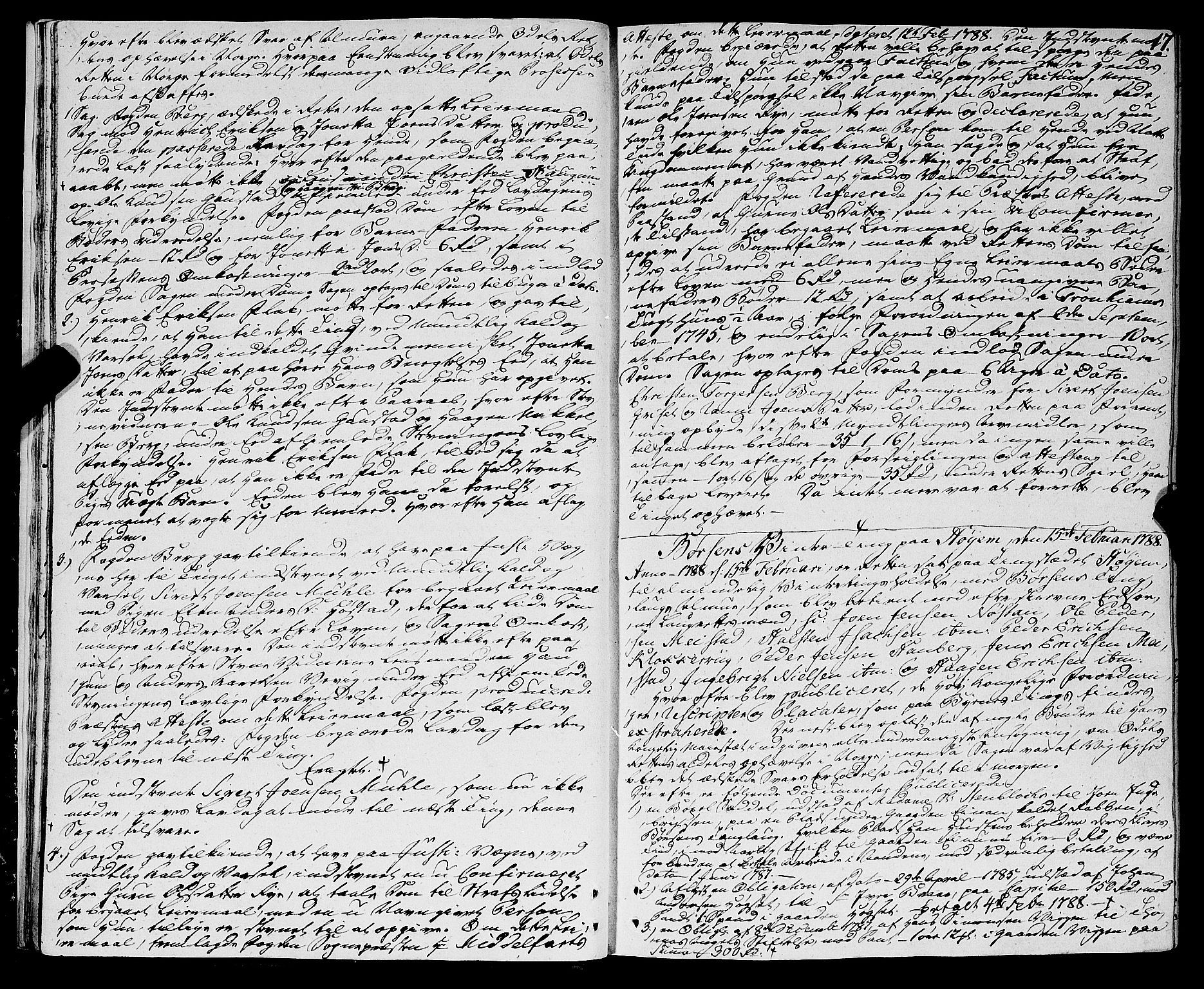 Strinda og Selbu sorenskriveri, AV/SAT-A-0015/1/1A/L0015: Tingbok 14, 1787-1794, s. 16b-17a
