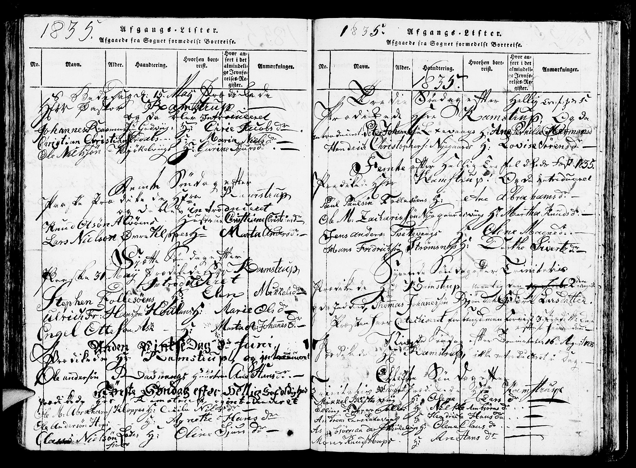 Askøy Sokneprestembete, AV/SAB-A-74101/H/Ha/Hab/Haba/L0002: Klokkerbok nr. A 2, 1815-1846, s. 298
