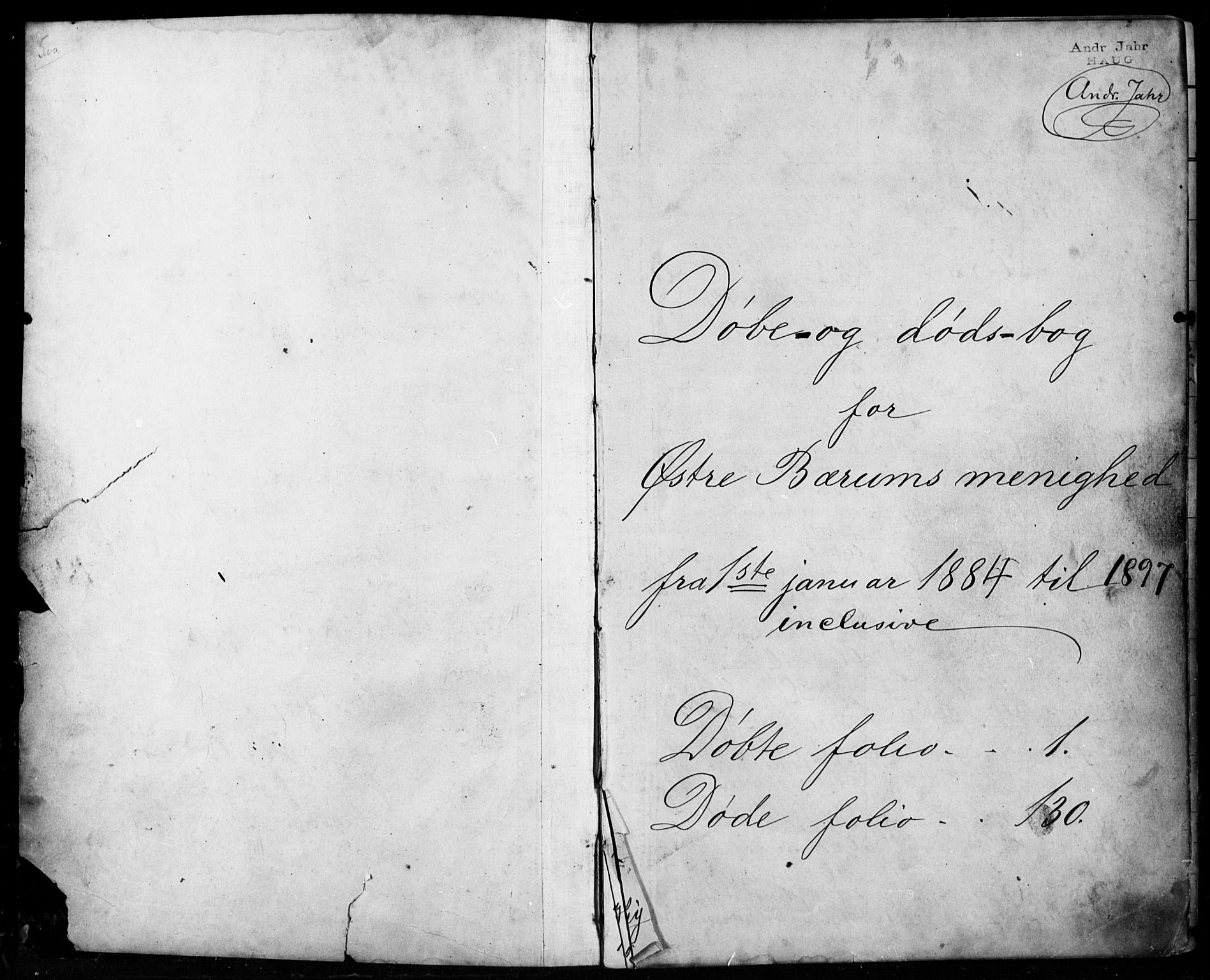 Asker prestekontor Kirkebøker, SAO/A-10256a/G/Gc/L0003: Klokkerbok nr. III 3, 1884-1897