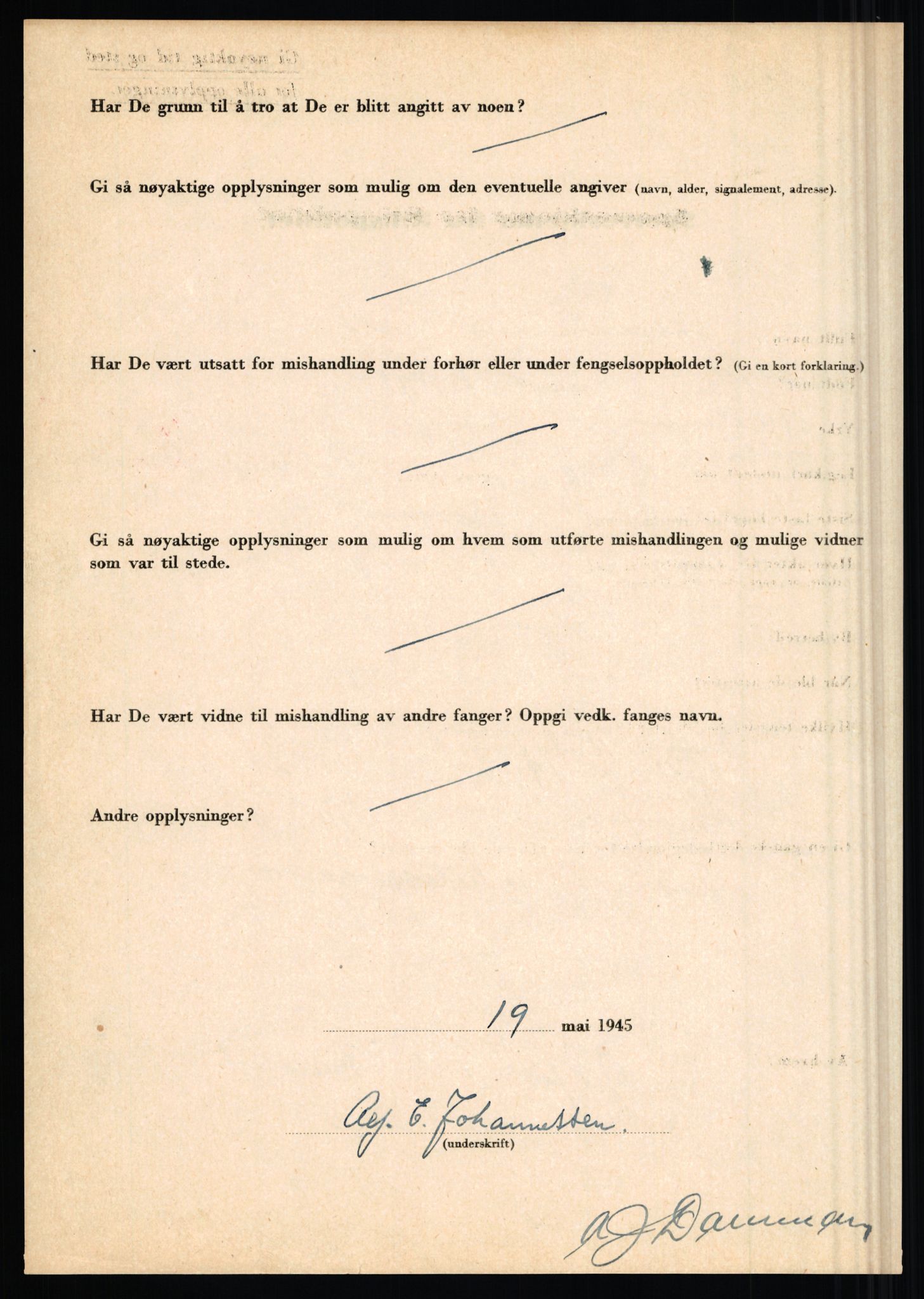 Rikspolitisjefen, AV/RA-S-1560/L/L0008: Jaffe, Bernhard - Karset, Helge Hafsahl, 1940-1945, s. 406