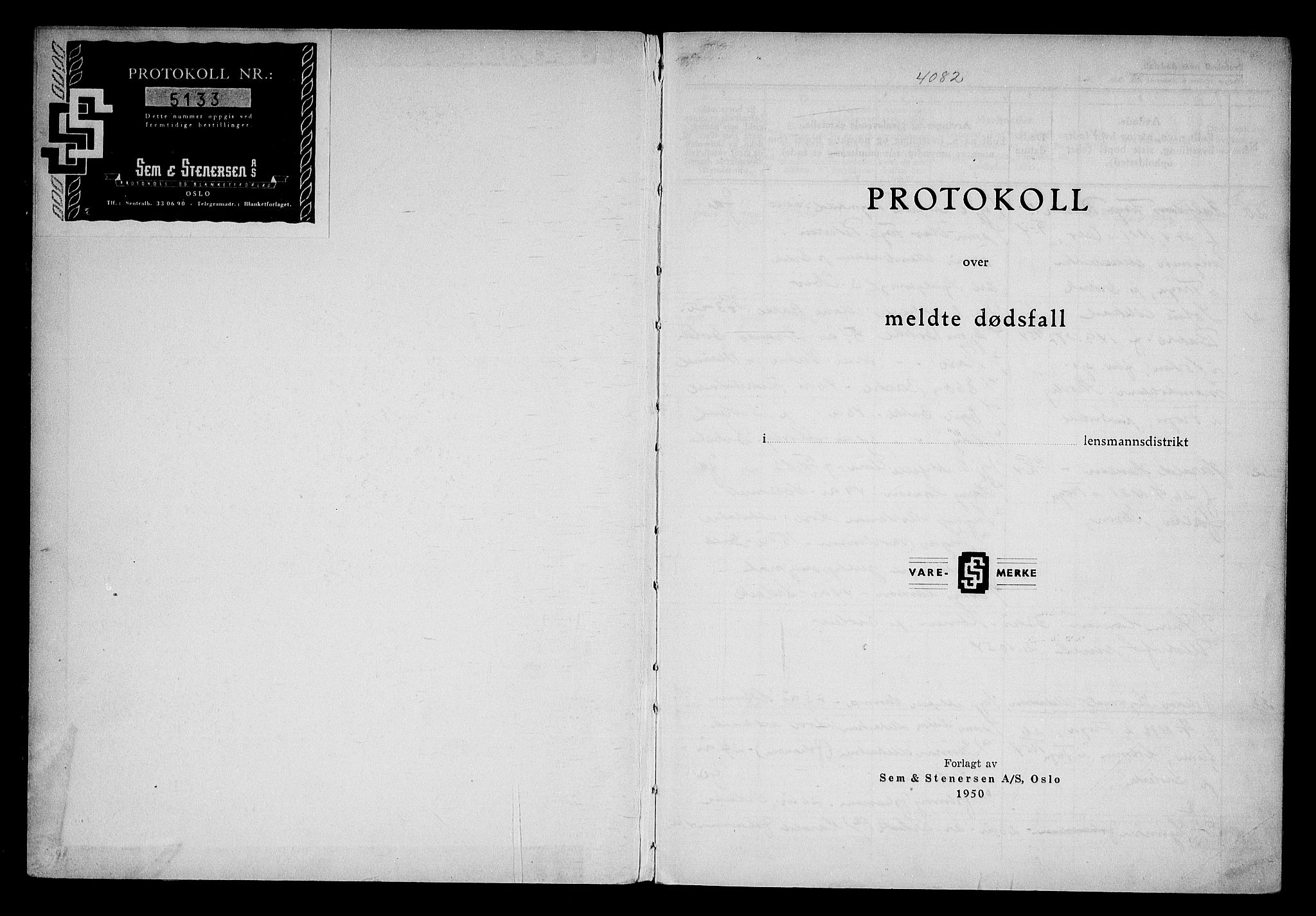 Frogn lensmannskontor, SAO/A-10290/H/Ha/L0003: Dødsanmeldelsesprotokoll, 1954-1964