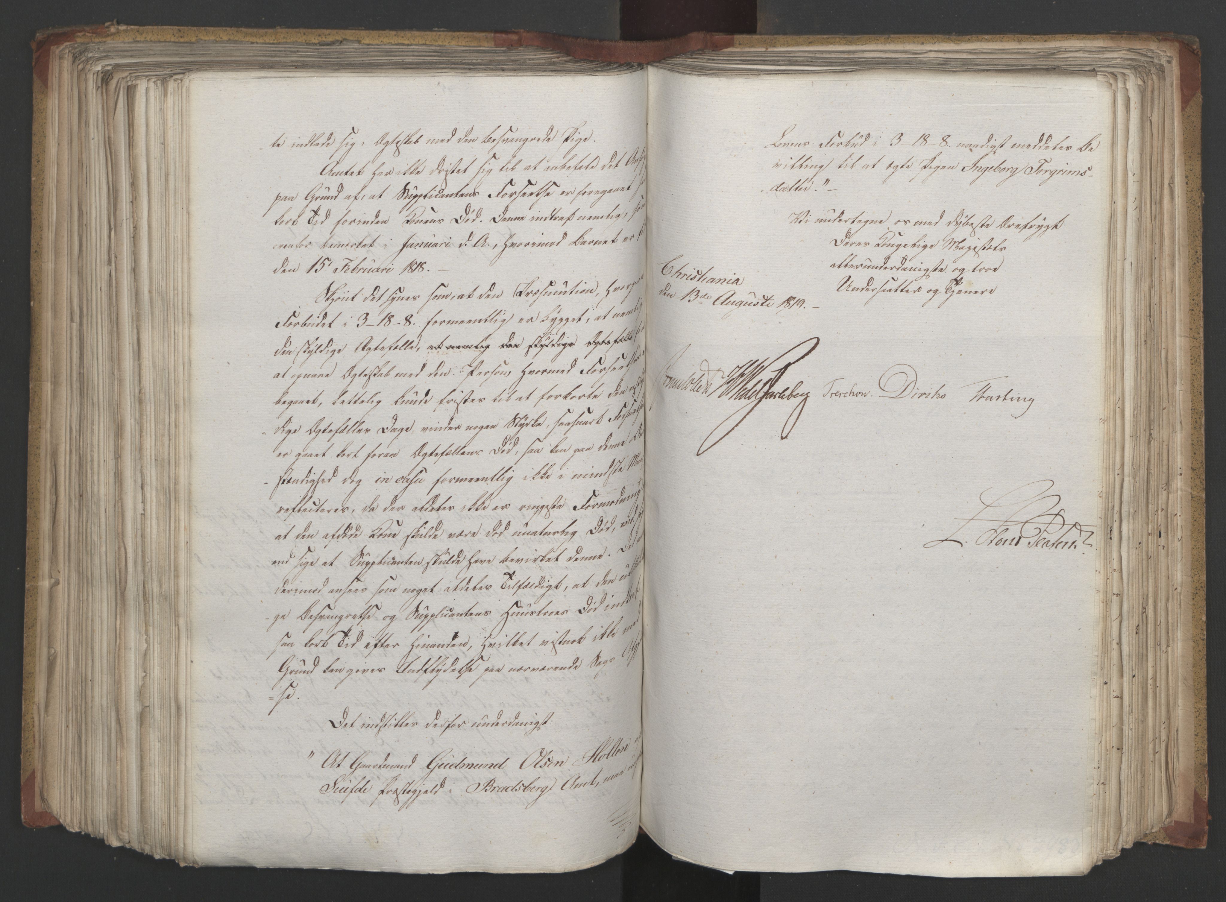 Statsrådsavdelingen i Stockholm, AV/RA-S-1003/D/Da/L0019: Regjeringsinnstillinger nr. 3856-4052, 1819, s. 319