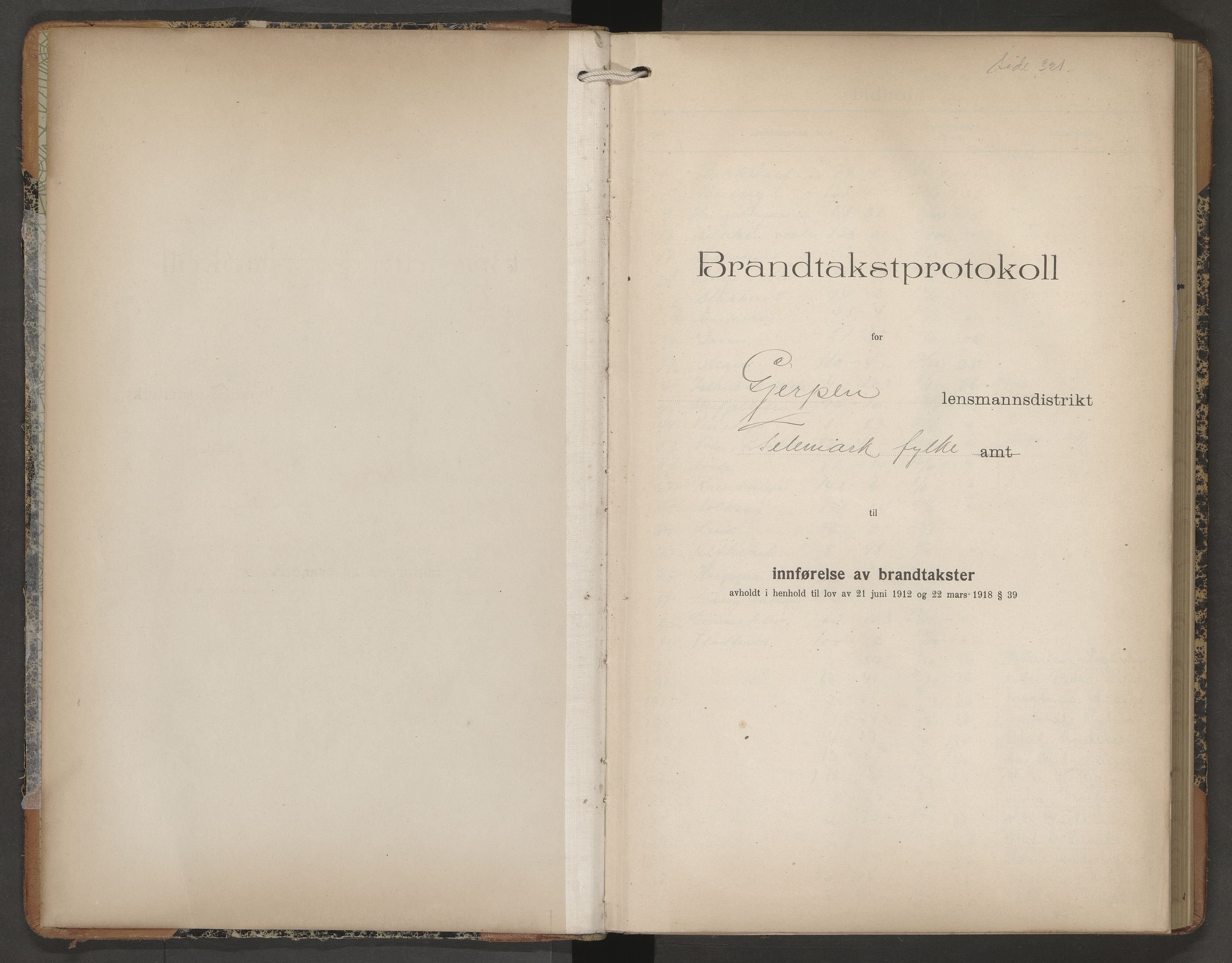 Gjerpen og Siljan lensmannskontor, AV/SAKO-A-555/Y/Ye/Yeb/L0016: Skjematakstprotokoll, 1925-1932