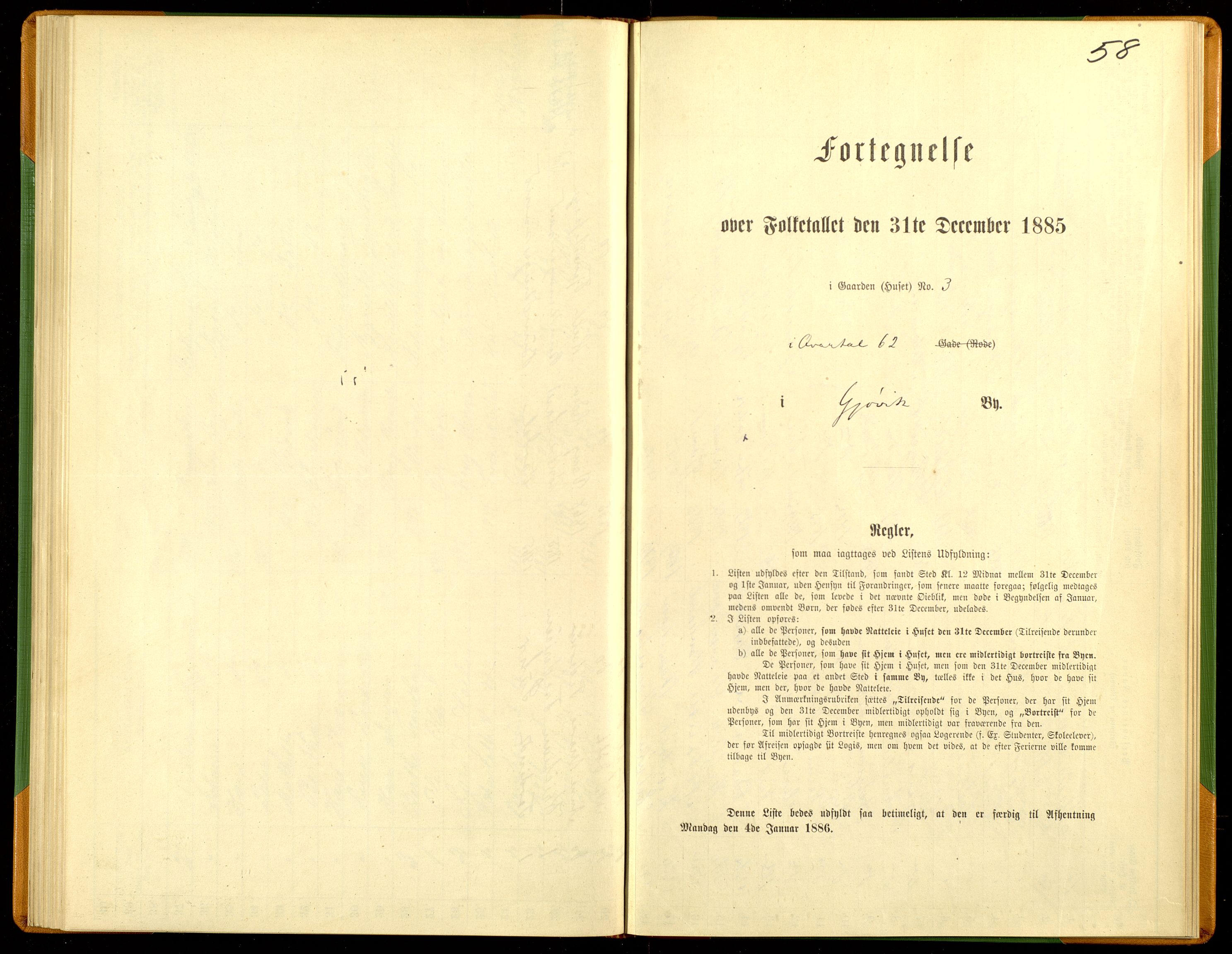 SAH, Folketelling 1885 for 0502 Gjøvik kjøpstad, 1885, s. 128