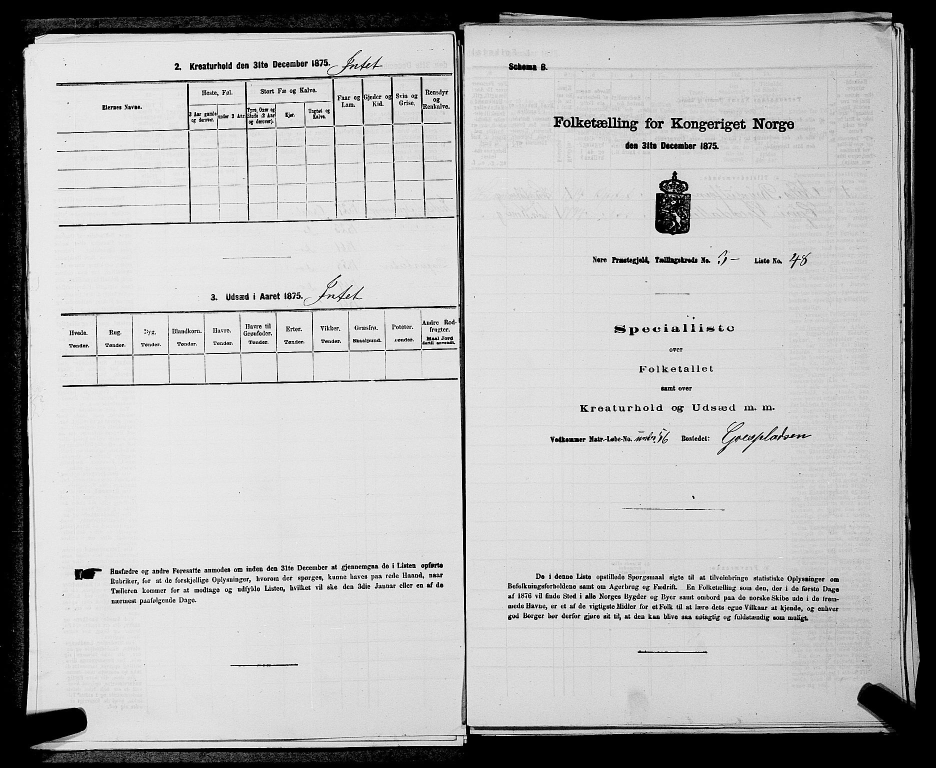 SAKO, Folketelling 1875 for 0633P Nore prestegjeld, 1875, s. 358