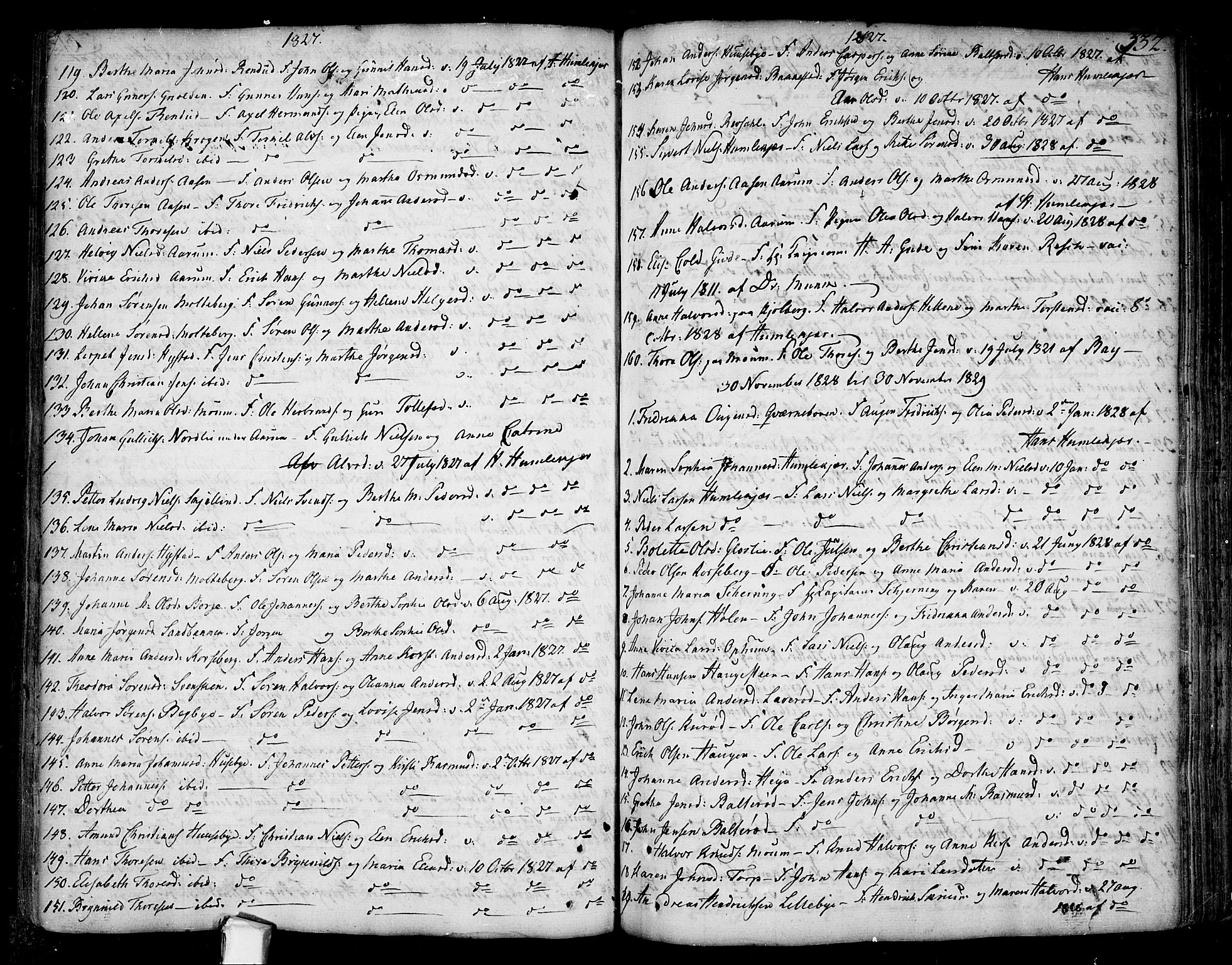 Borge prestekontor Kirkebøker, SAO/A-10903/F/Fa/L0002: Ministerialbok nr. I 2, 1791-1817, s. 332