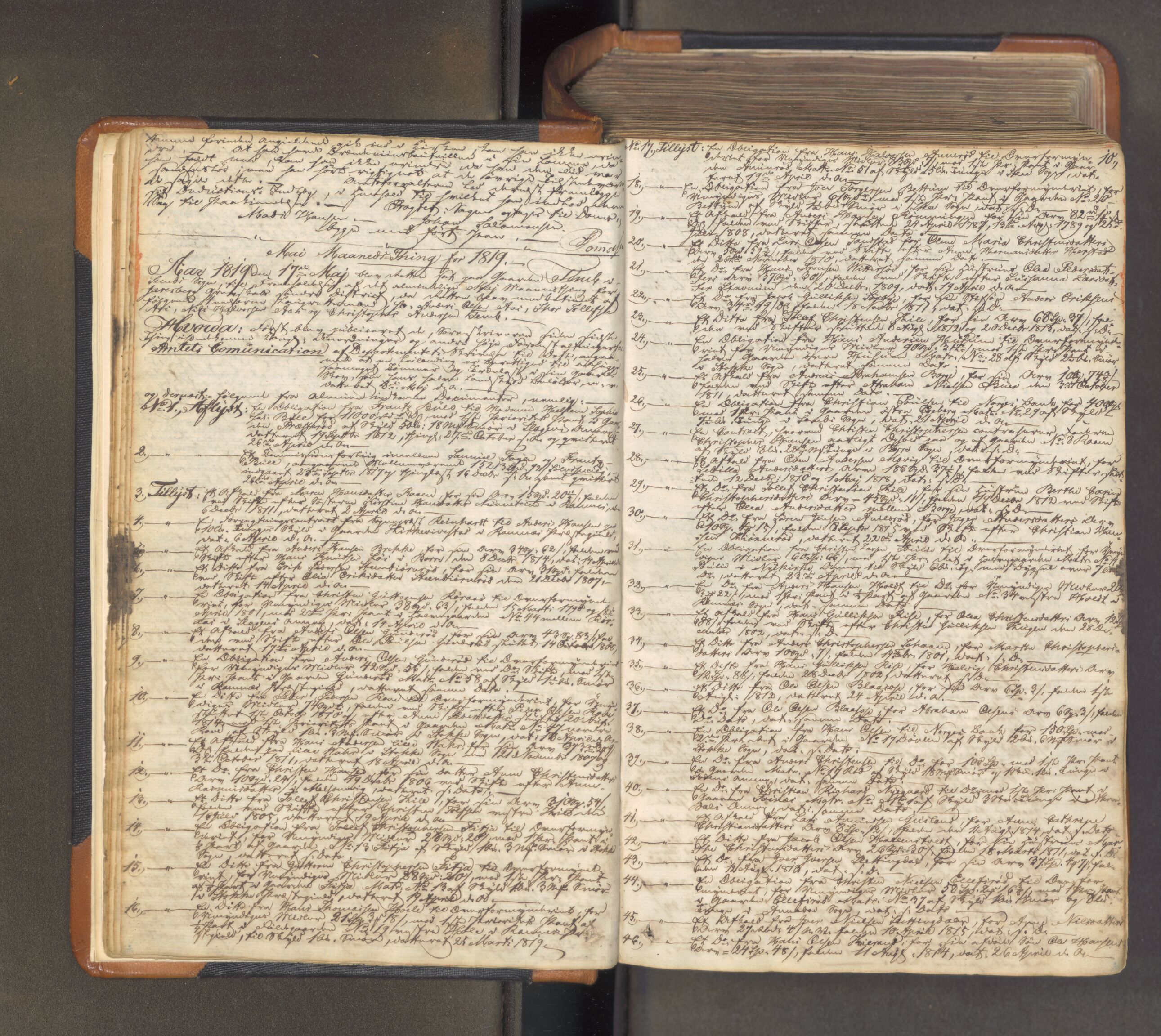 Søndre Jarlsberg sorenskriveri, AV/SAKO-A-129/F/Fa/L0029: Tingbok, 1819-1826, s. 9b-10a