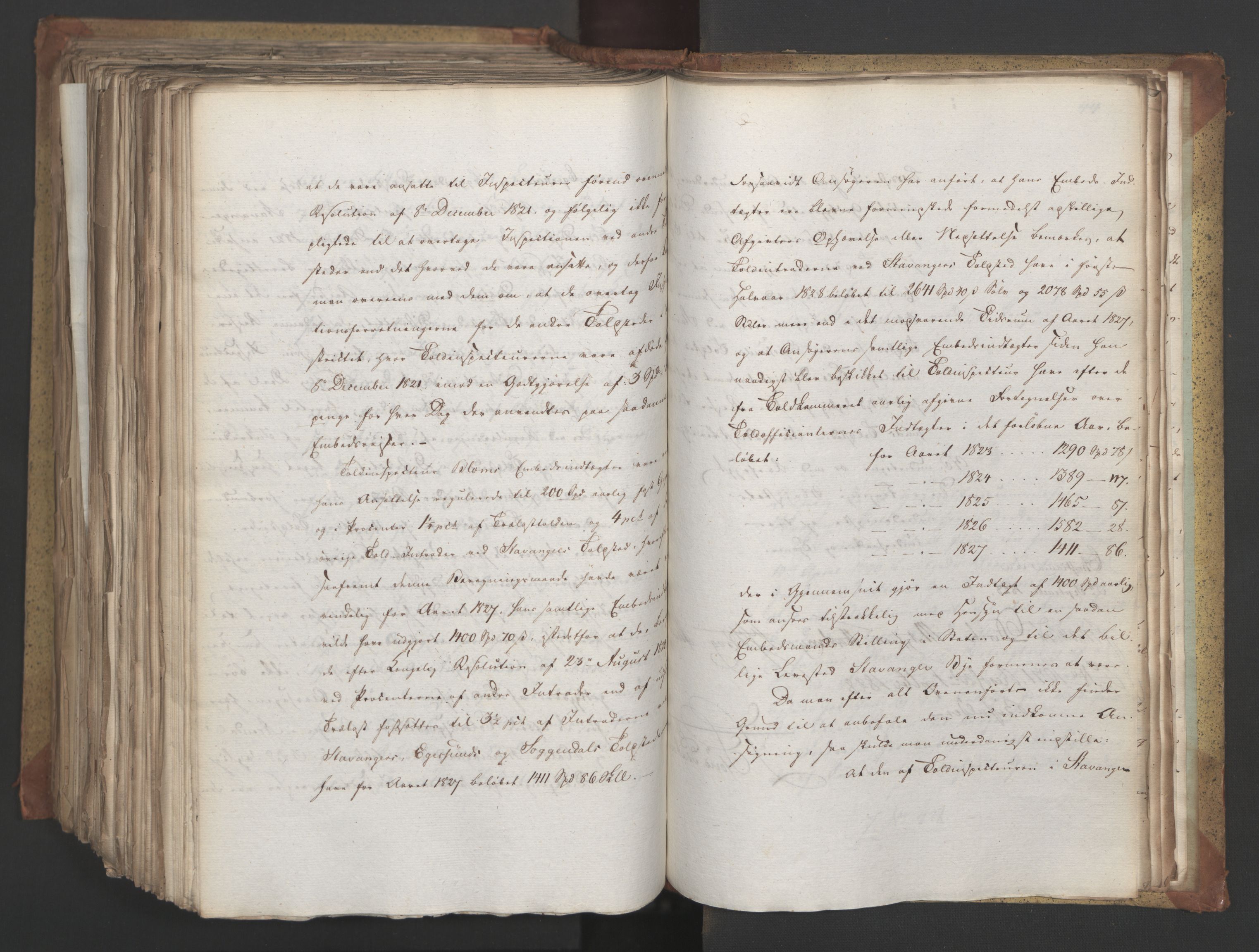 Statsrådsavdelingen i Stockholm, AV/RA-S-1003/D/Da/L0055: Regjeringsinnstillinger nr. 231-435, 1828, s. 607