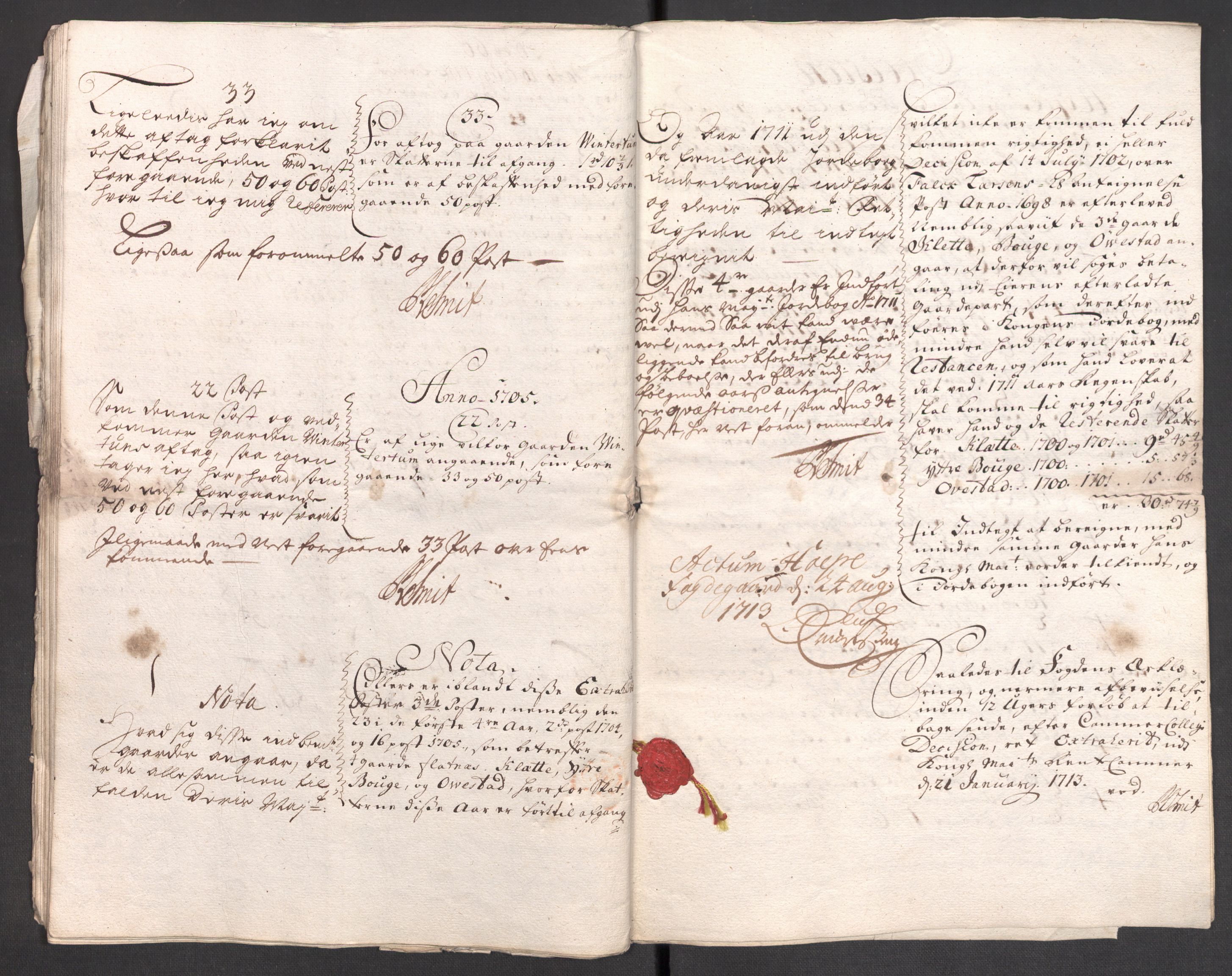 Rentekammeret inntil 1814, Reviderte regnskaper, Fogderegnskap, AV/RA-EA-4092/R48/L2985: Fogderegnskap Sunnhordland og Hardanger, 1708, s. 618