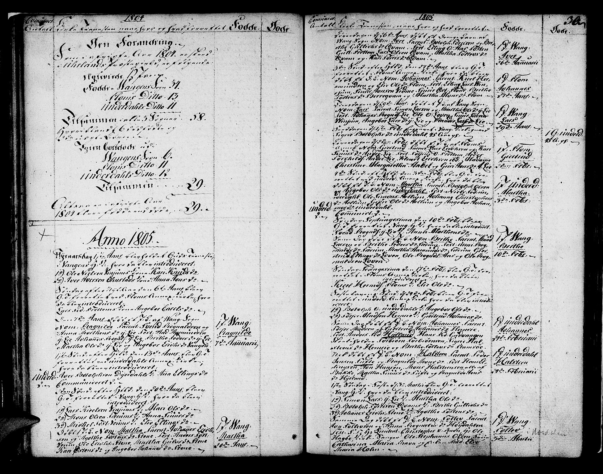 Aurland sokneprestembete, AV/SAB-A-99937/H/Ha/Haa/L0005: Ministerialbok nr. A 5, 1801-1821, s. 30