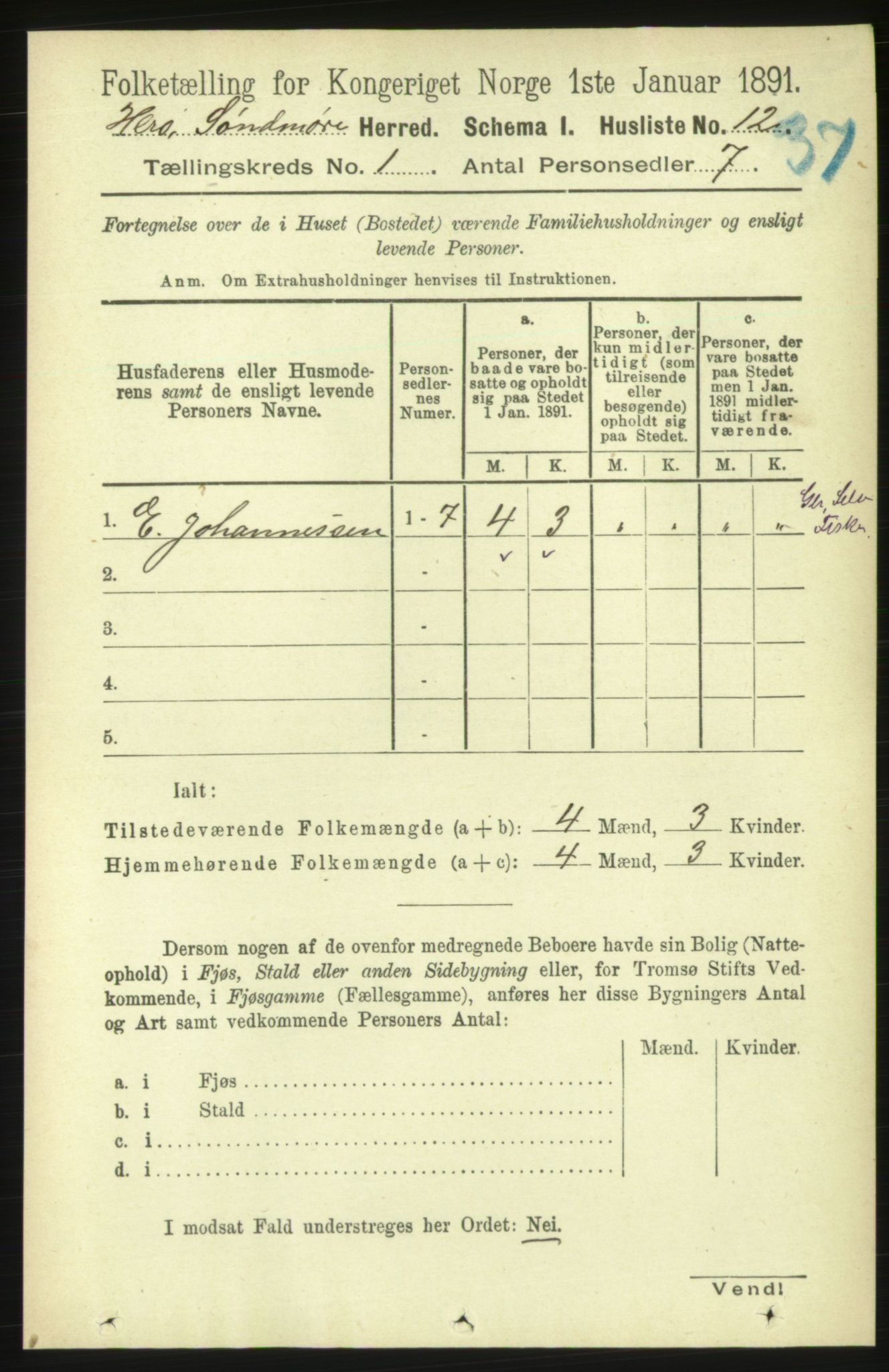 RA, Folketelling 1891 for 1515 Herøy herred, 1891, s. 40