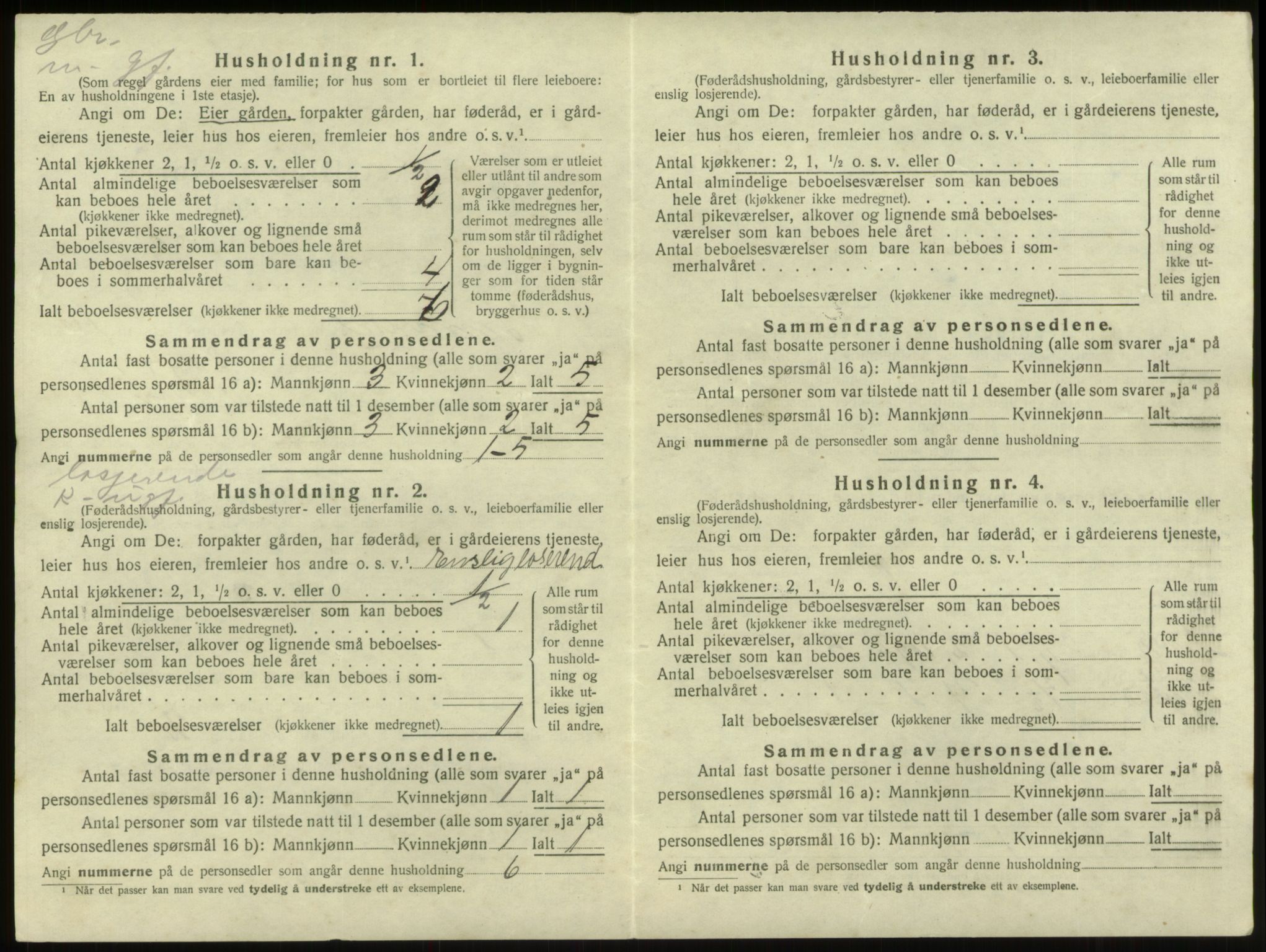 SAB, Folketelling 1920 for 1447 Innvik herred, 1920, s. 1003