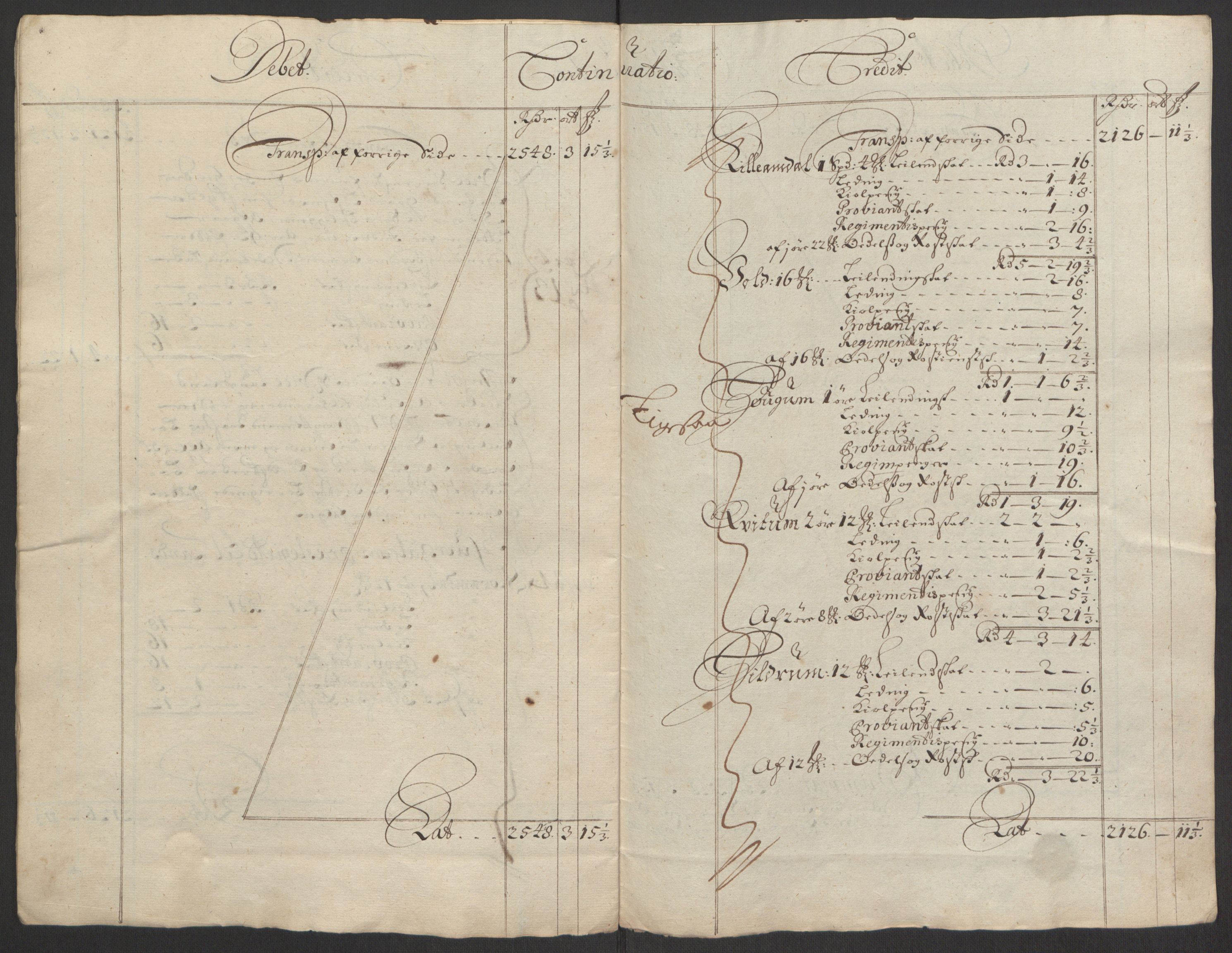 Rentekammeret inntil 1814, Reviderte regnskaper, Fogderegnskap, AV/RA-EA-4092/R64/L4424: Fogderegnskap Namdal, 1692-1695, s. 11