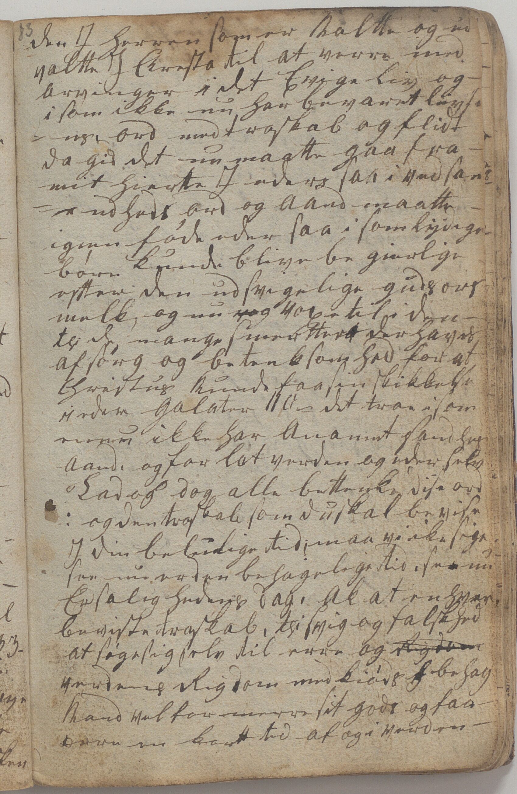 Heggtveitsamlingen, TMF/A-1007/H/L0045/0005: Brev, kopibøker, biografiske opptegnelser etc. / "Bøasæter", 1800-1820, s. 83