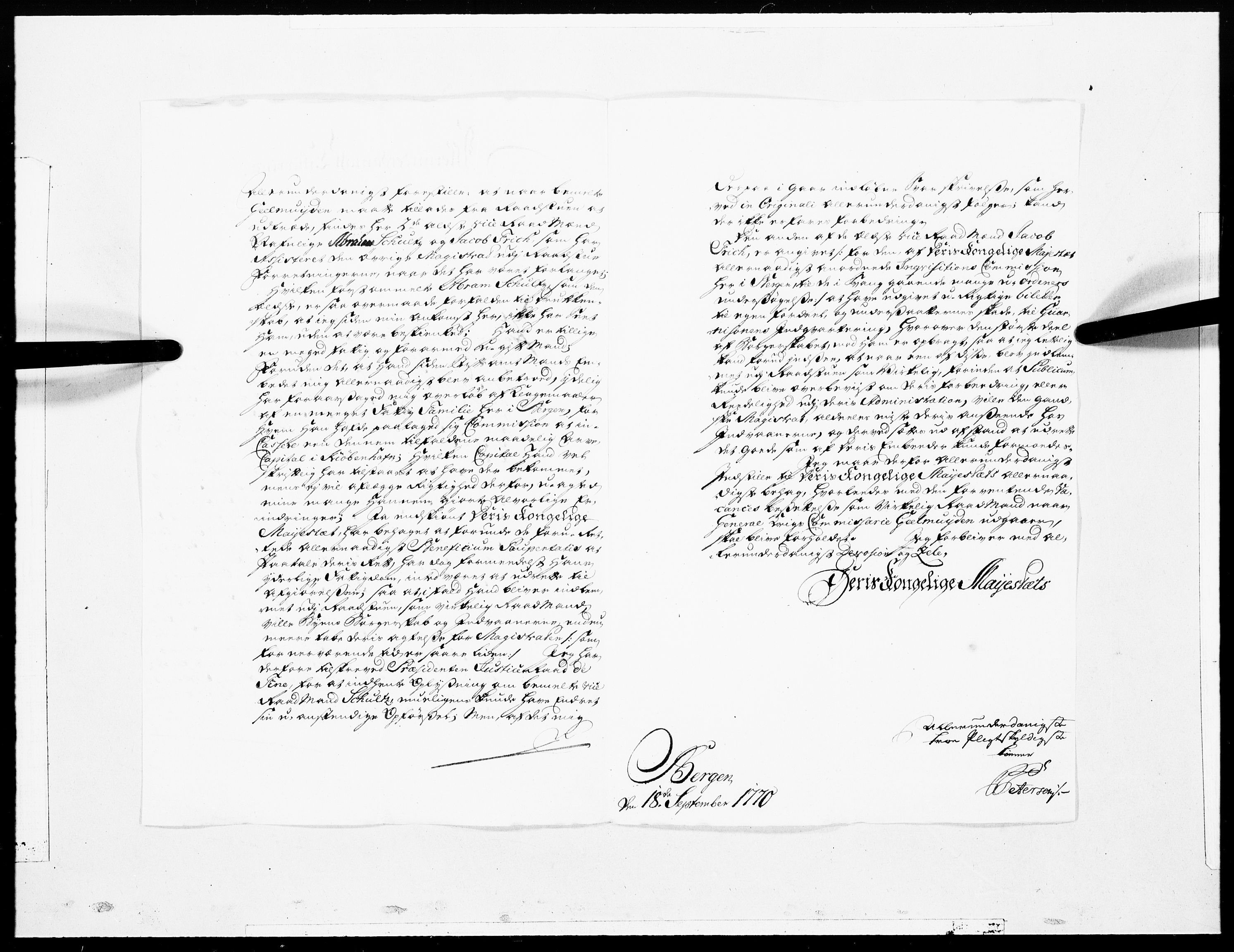Danske Kanselli 1572-1799, AV/RA-EA-3023/F/Fc/Fcc/Fcca/L0203: Norske innlegg 1572-1799, 1771, s. 25