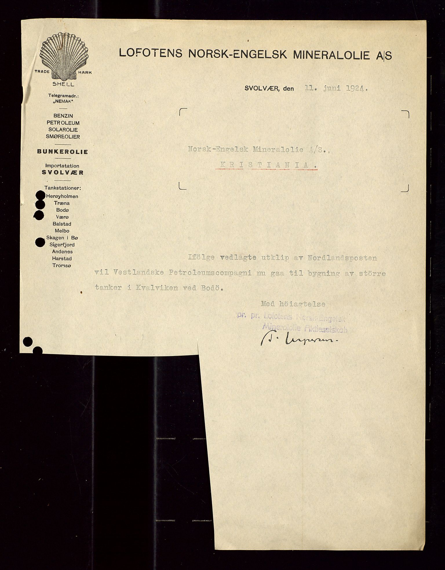 Pa 1521 - A/S Norske Shell, AV/SAST-A-101915/E/Ea/Eaa/L0012: Sjefskorrespondanse, 1924, s. 648