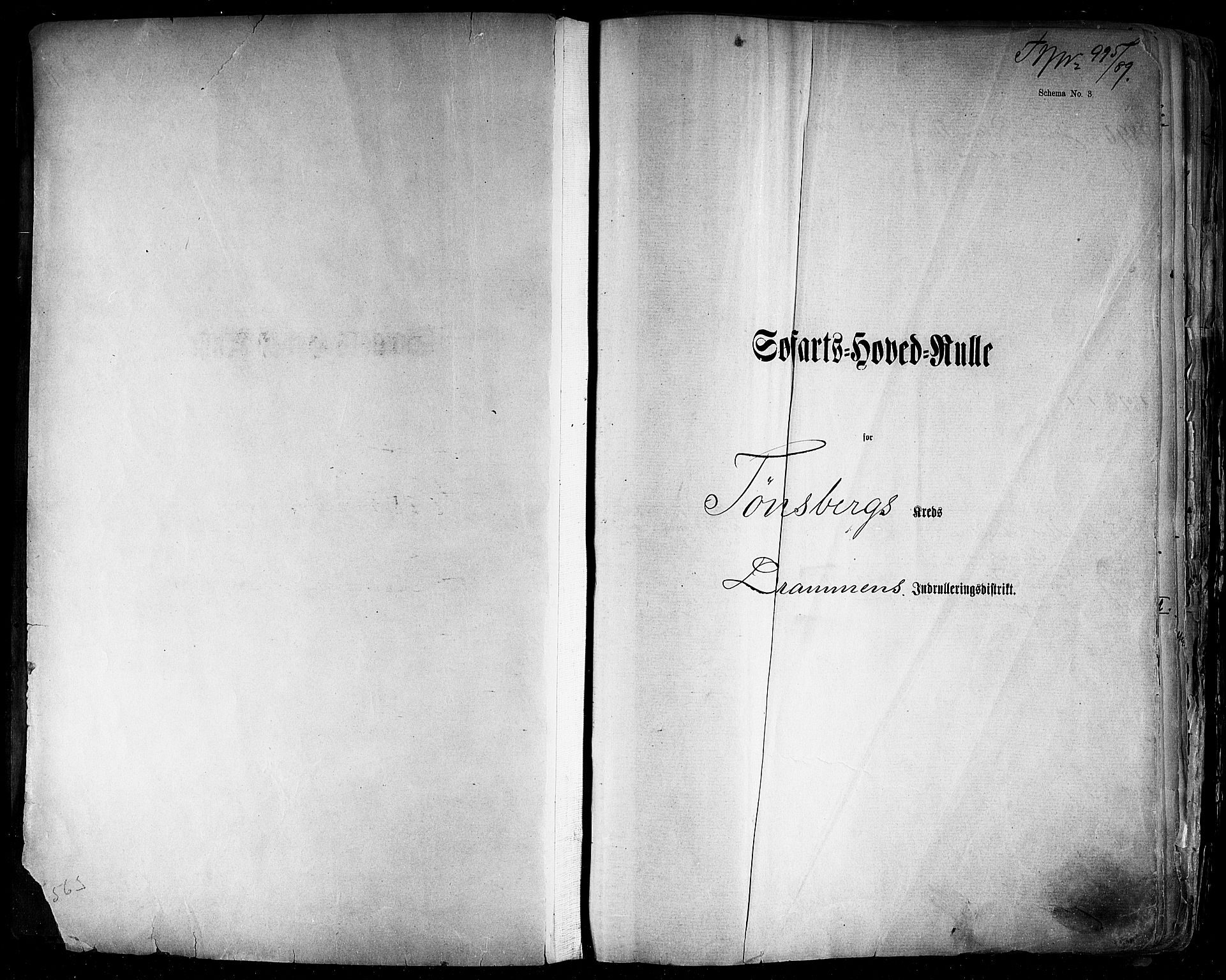 Tønsberg innrulleringskontor, SAKO/A-786/F/Fc/Fca/L0010: Hovedrulle Patent nr. 7896-9037, 1889-1900, s. 2