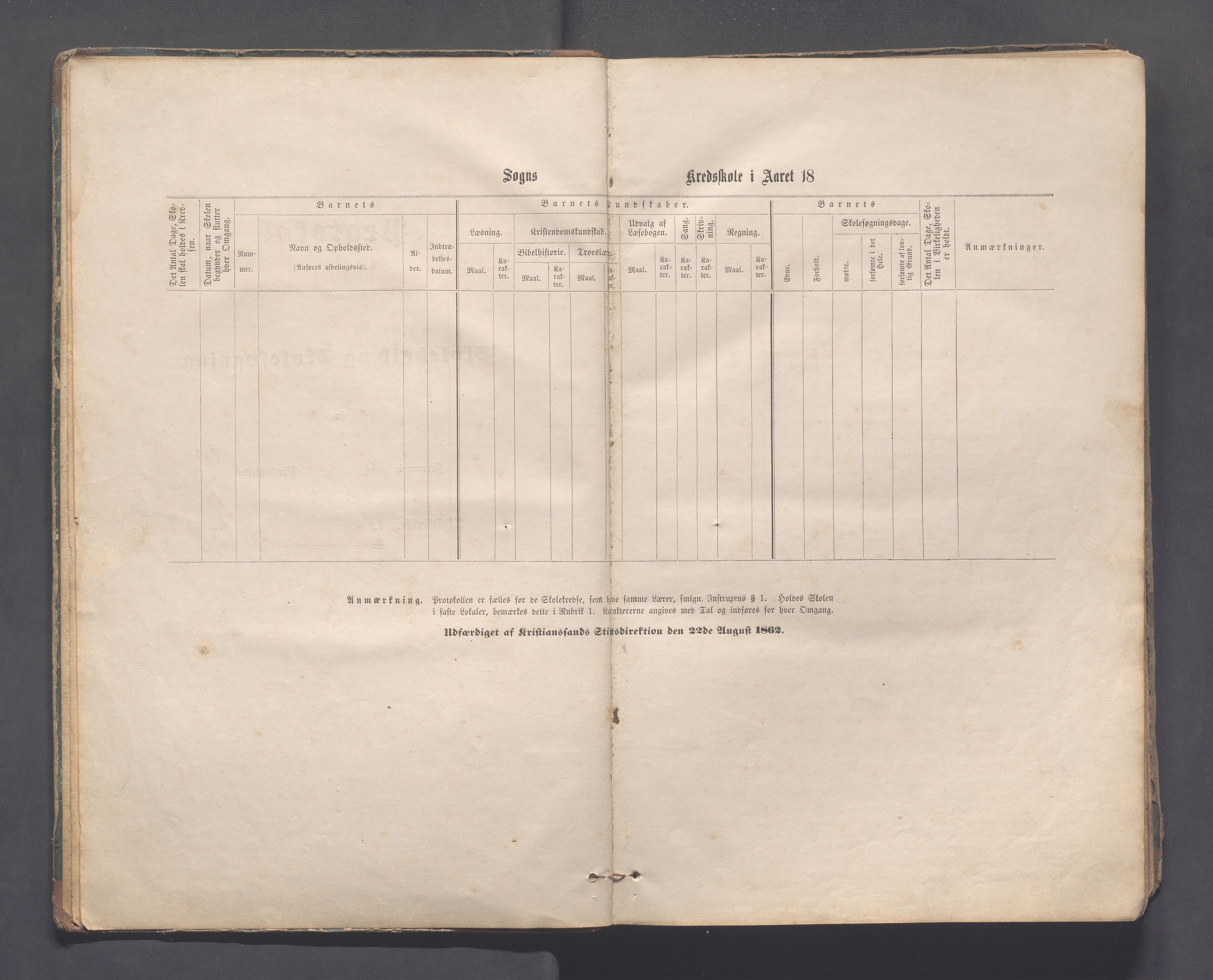 Sokndal kommune- Skolestyret/Skolekontoret, IKAR/K-101142/H/L0011: Skoleprotokoll - Mydland, Årrestad, Årsvoll, Gyland, Brambo, Skogestad, 1873-1908