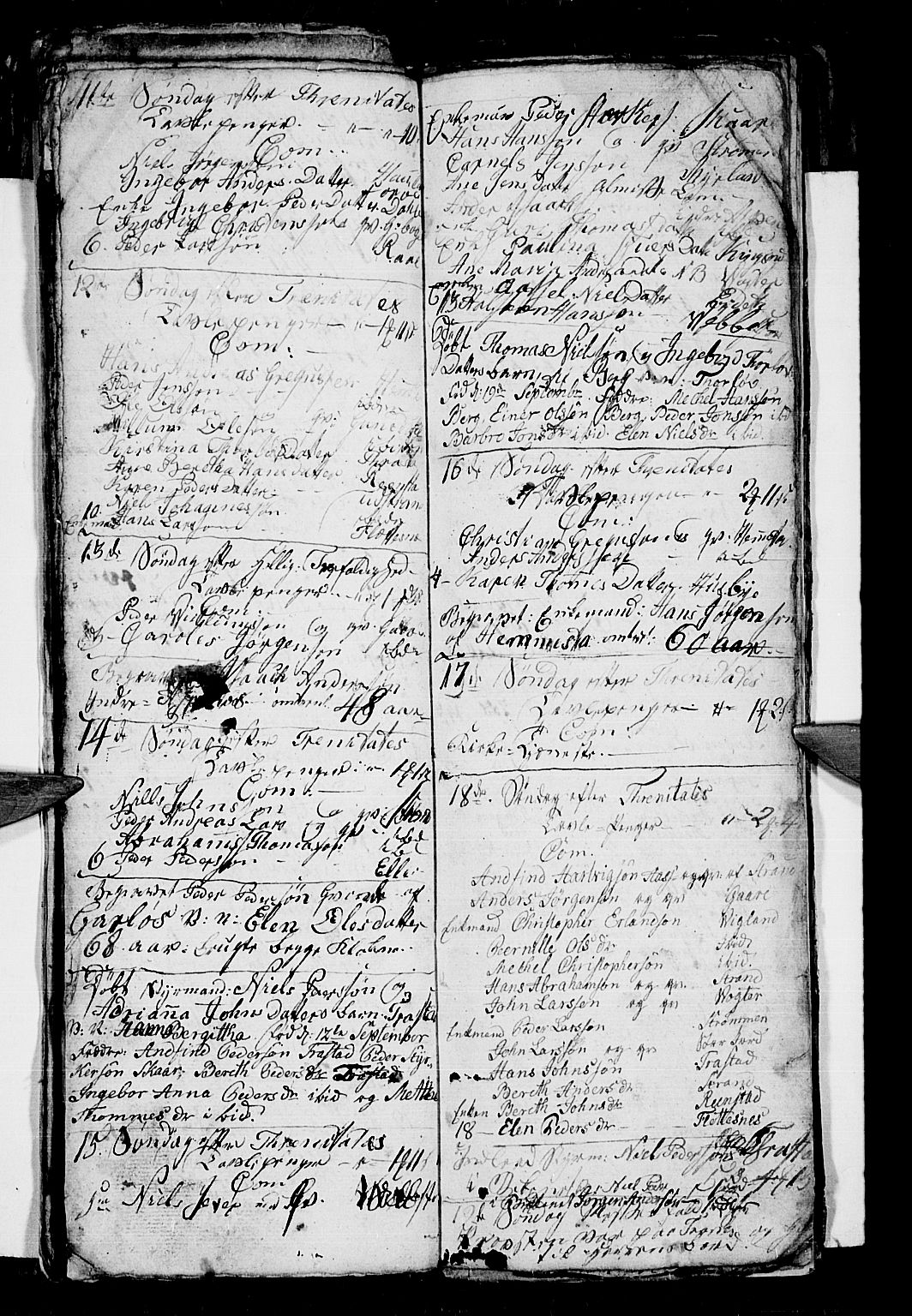 Kvæfjord sokneprestkontor, AV/SATØ-S-1323/G/Ga/Gab/L0001klokker: Klokkerbok nr. 1, 1806-1824