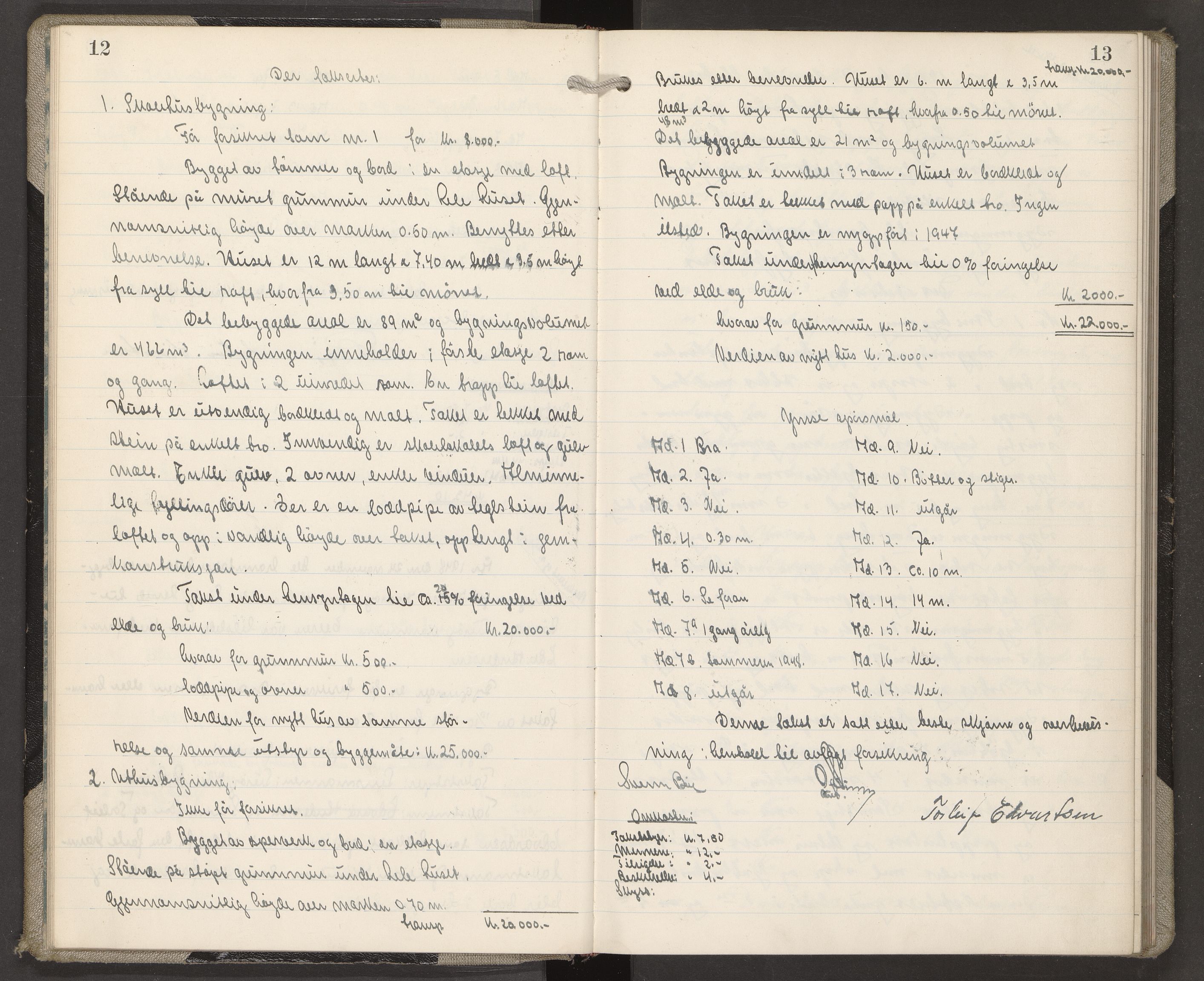Norges Brannkasse Lurøy, AV/SAT-A-5577/Fa/L0002: Branntakstprotokoll, 1948-1955