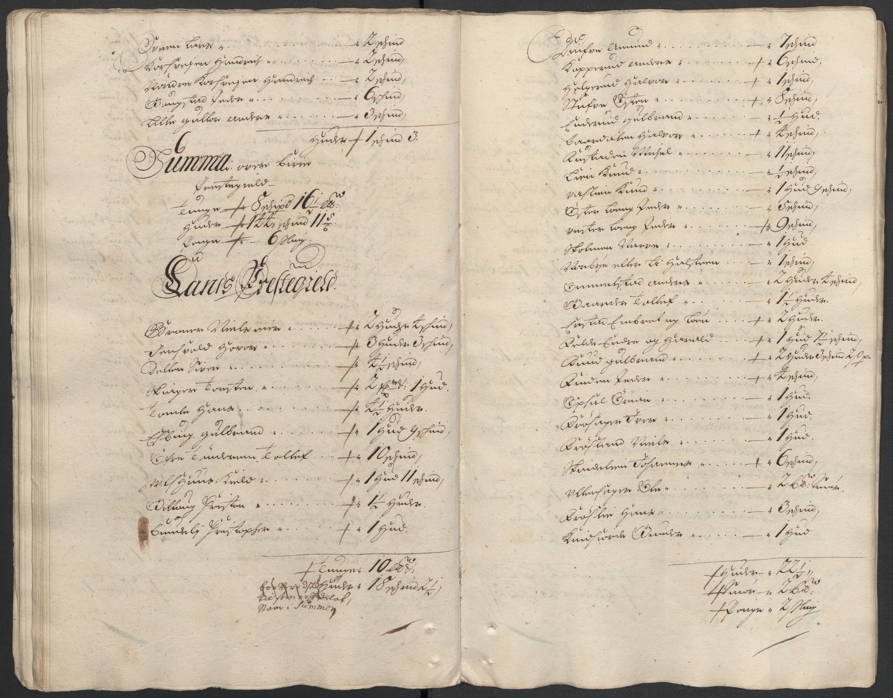 Rentekammeret inntil 1814, Reviderte regnskaper, Fogderegnskap, AV/RA-EA-4092/R18/L1298: Fogderegnskap Hadeland, Toten og Valdres, 1700, s. 401