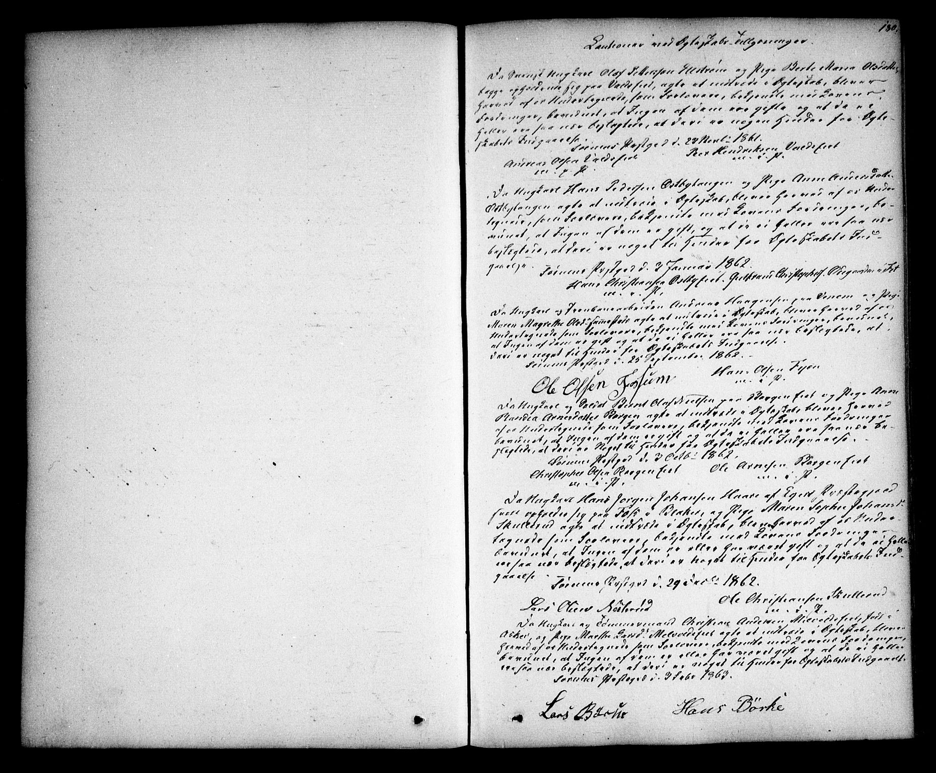 Sørum prestekontor Kirkebøker, AV/SAO-A-10303/F/Fa/L0005: Ministerialbok nr. I 5, 1846-1863, s. 180